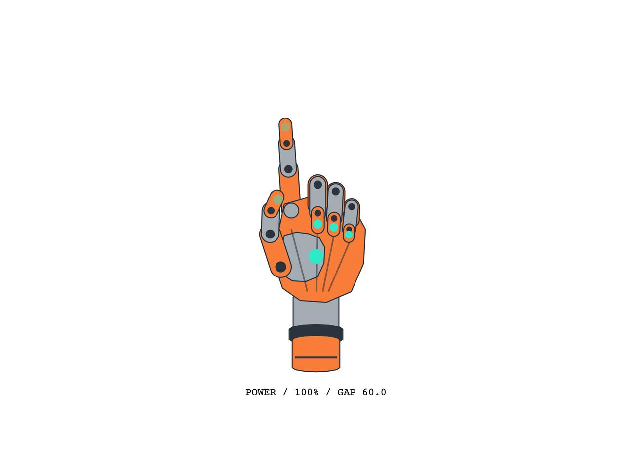 Posed digits hand preview