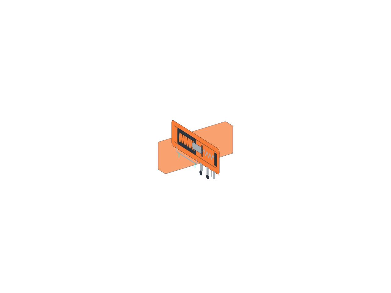 Pulse three-port valve, isometric view preview