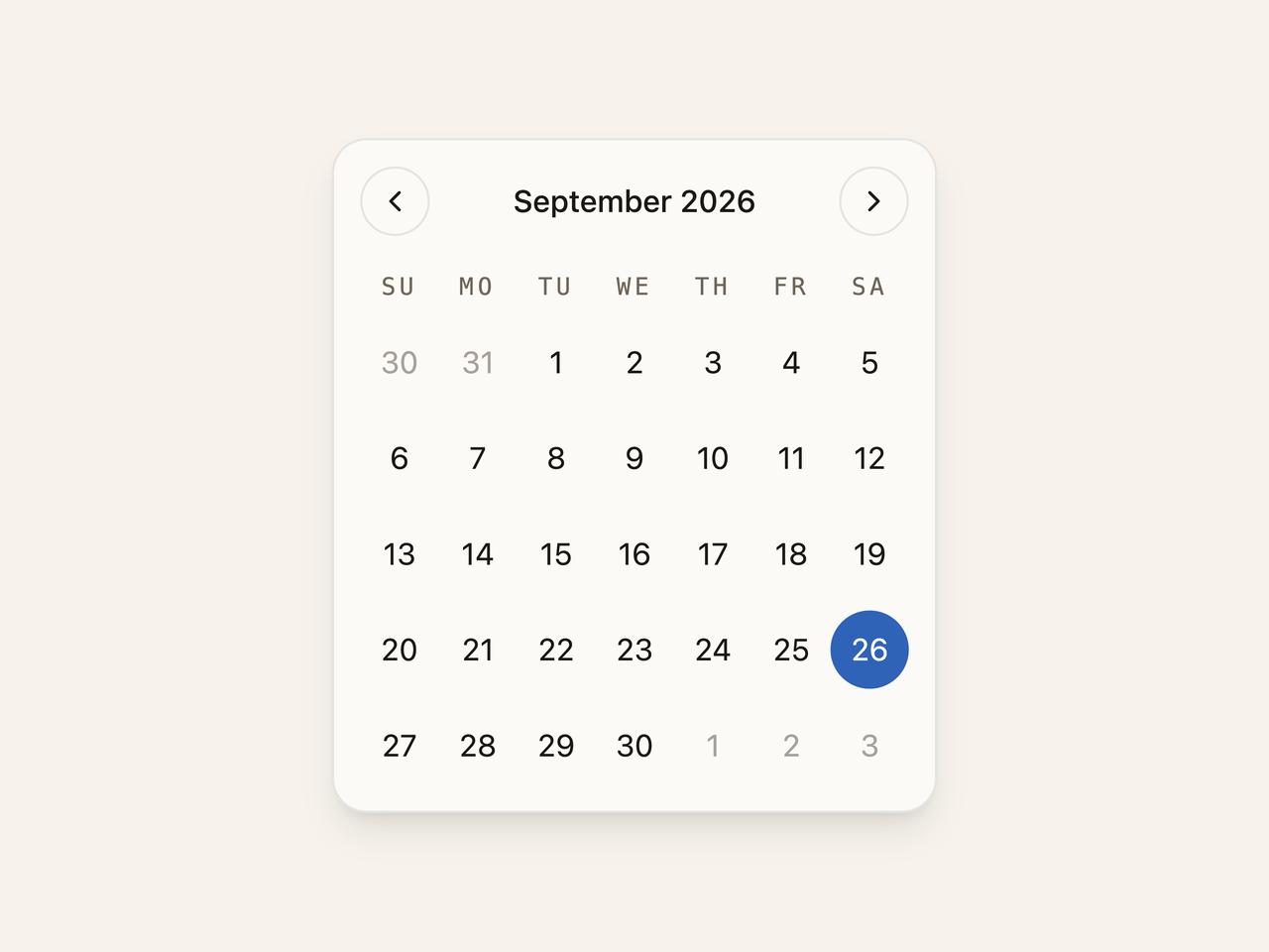Default preview