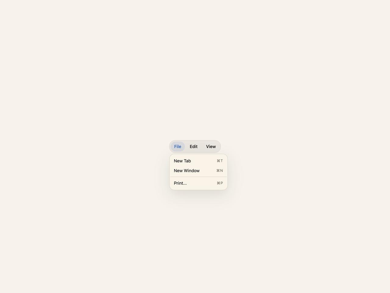Default preview