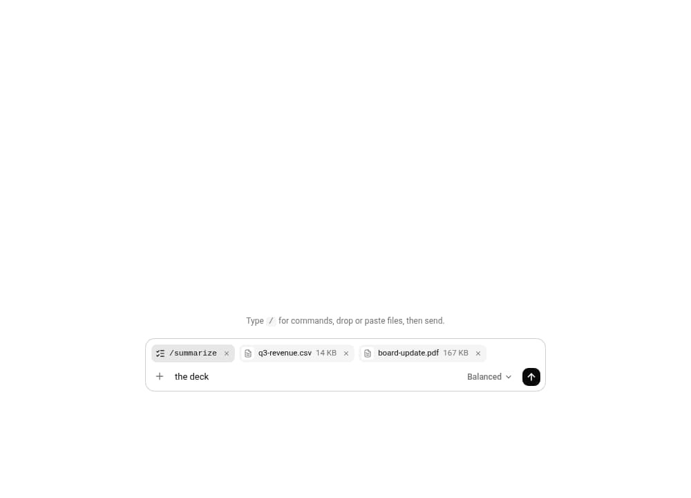Prompt Composer — default preview