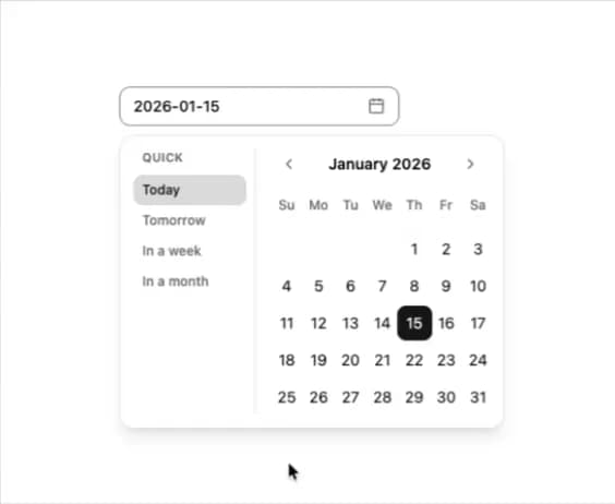 Default preview