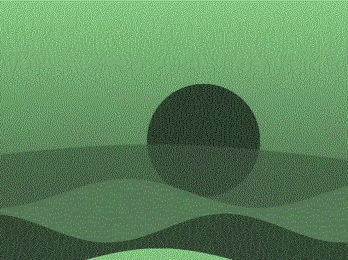 Phosphor dither portrait preview