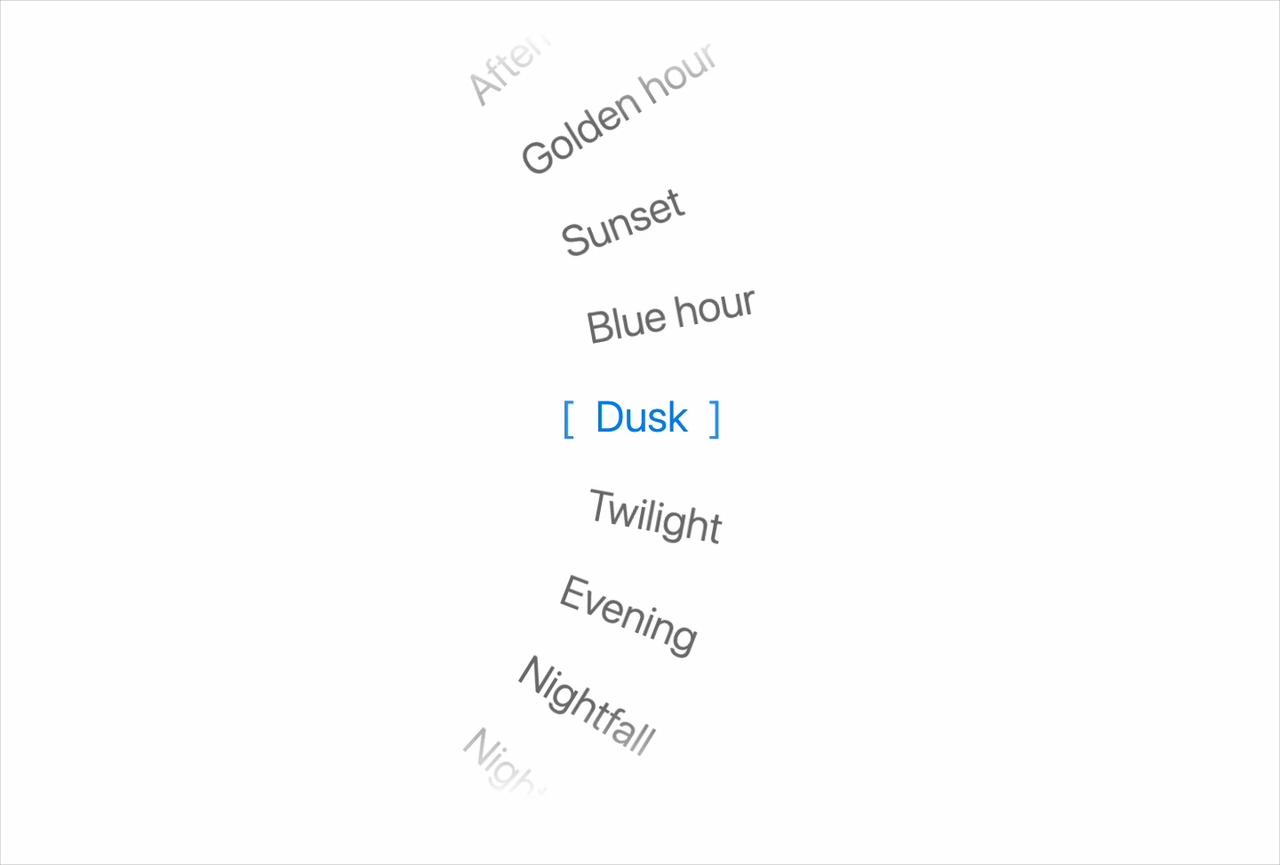 Default preview