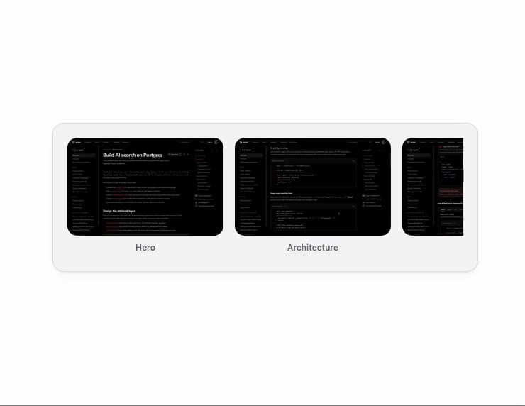 Default preview