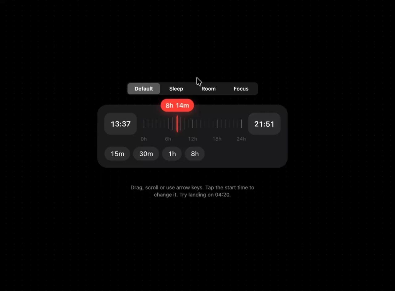 Duration Picker preview