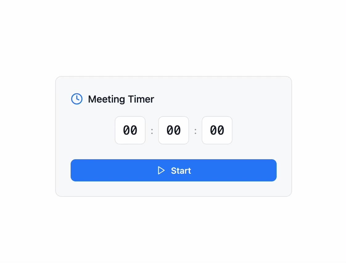 Timer  Card  Styles.tsx preview