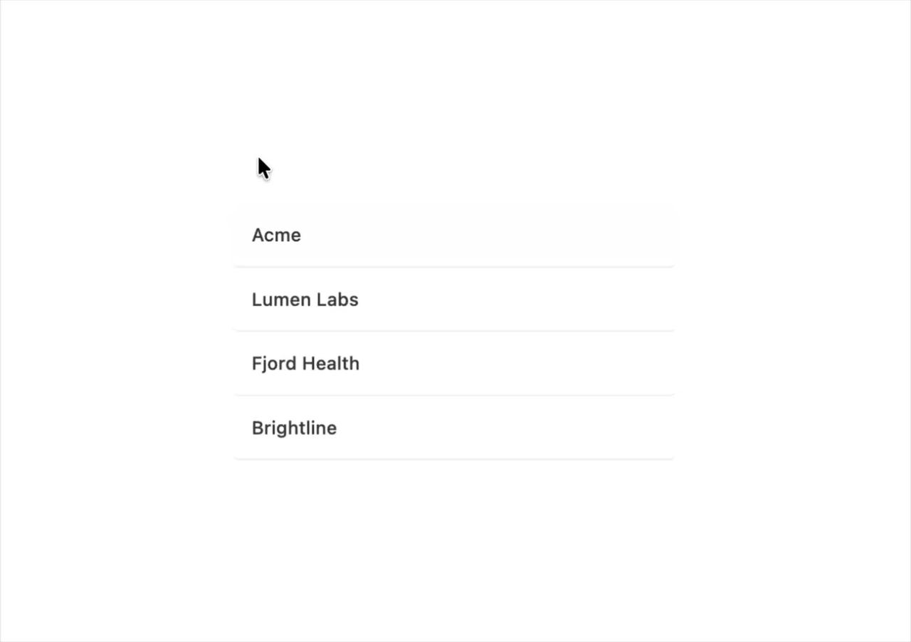 Default preview