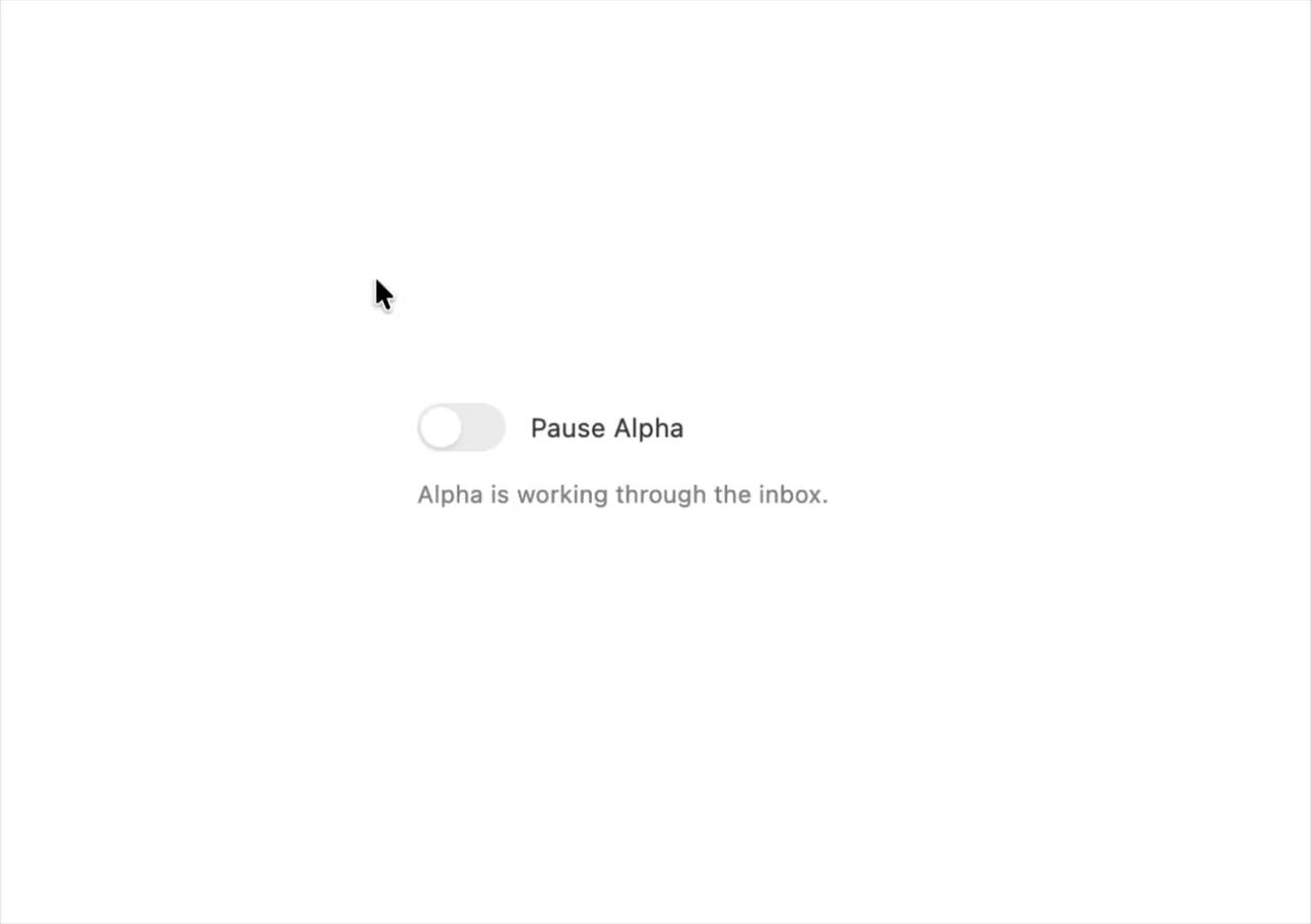 Controlled switch with dependent text preview