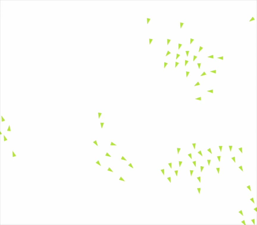 Scatter flock (flee pointer) preview