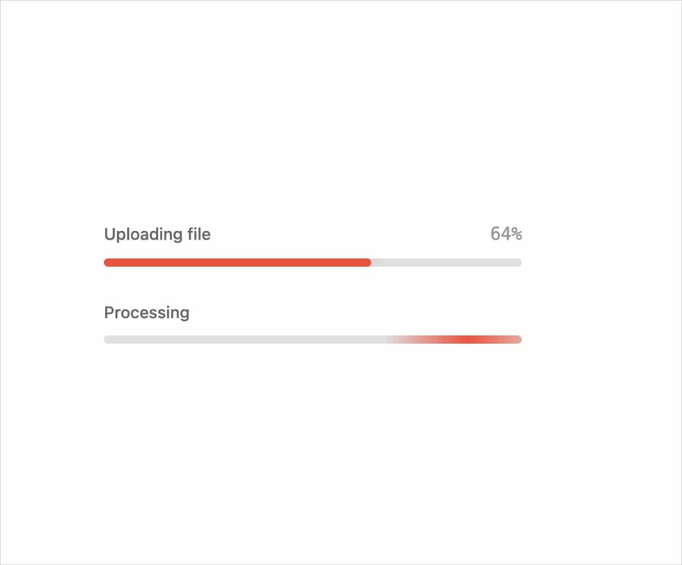 Progress bar loader preview