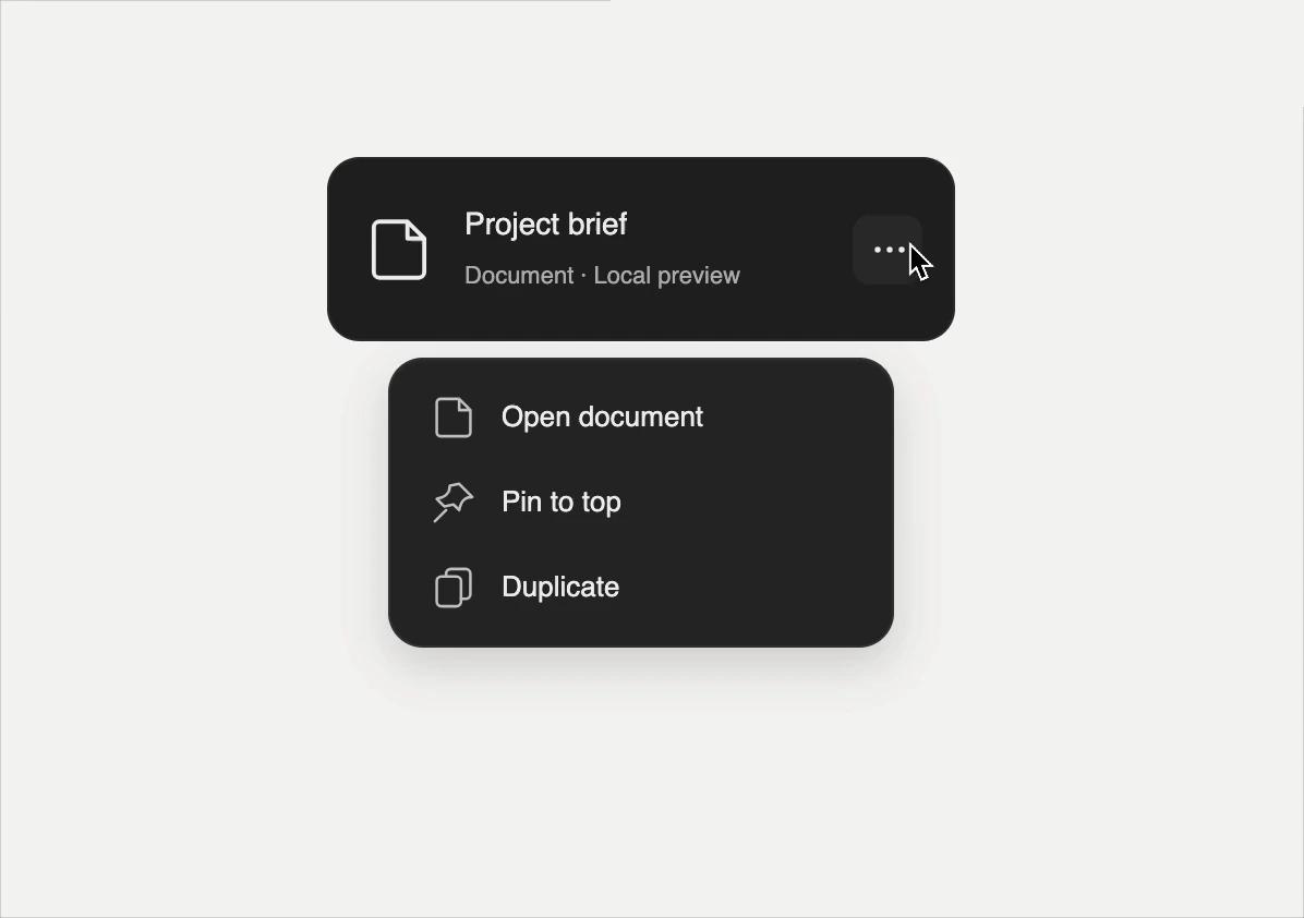 Default preview