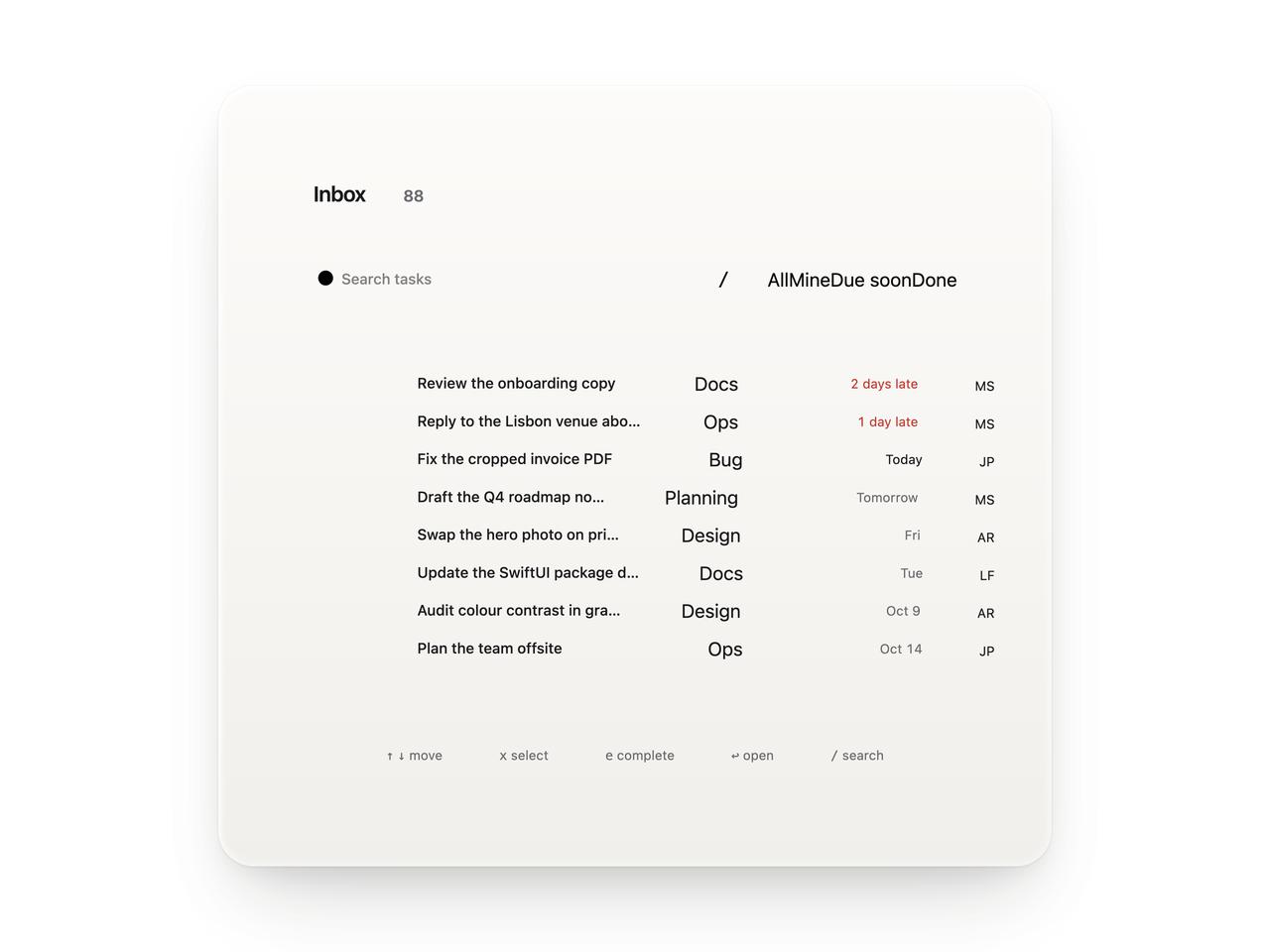Default preview