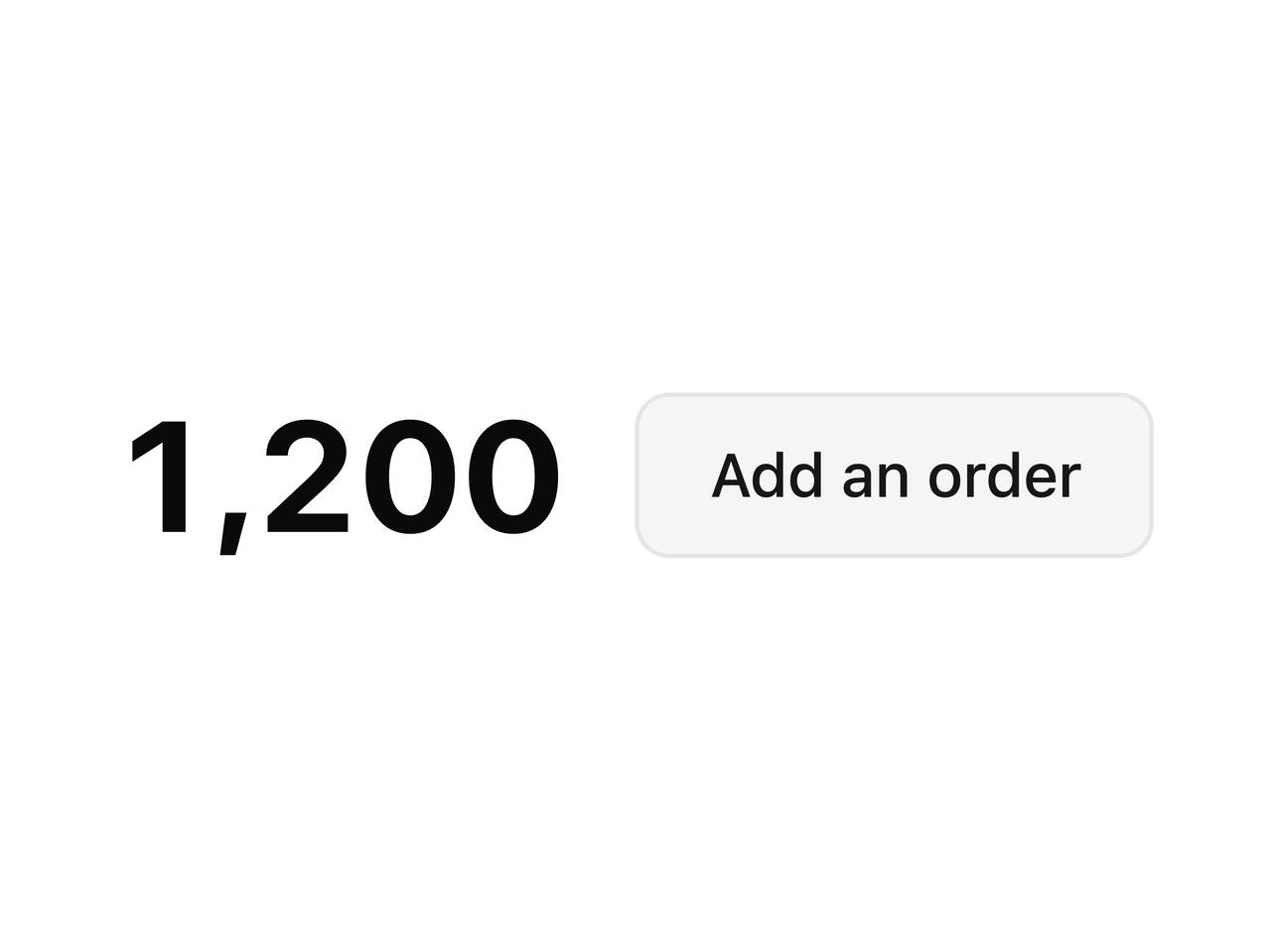 Live value update counter preview