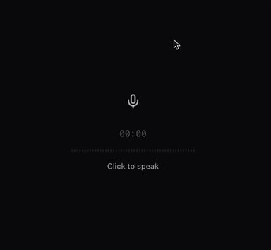 AI Voice Input