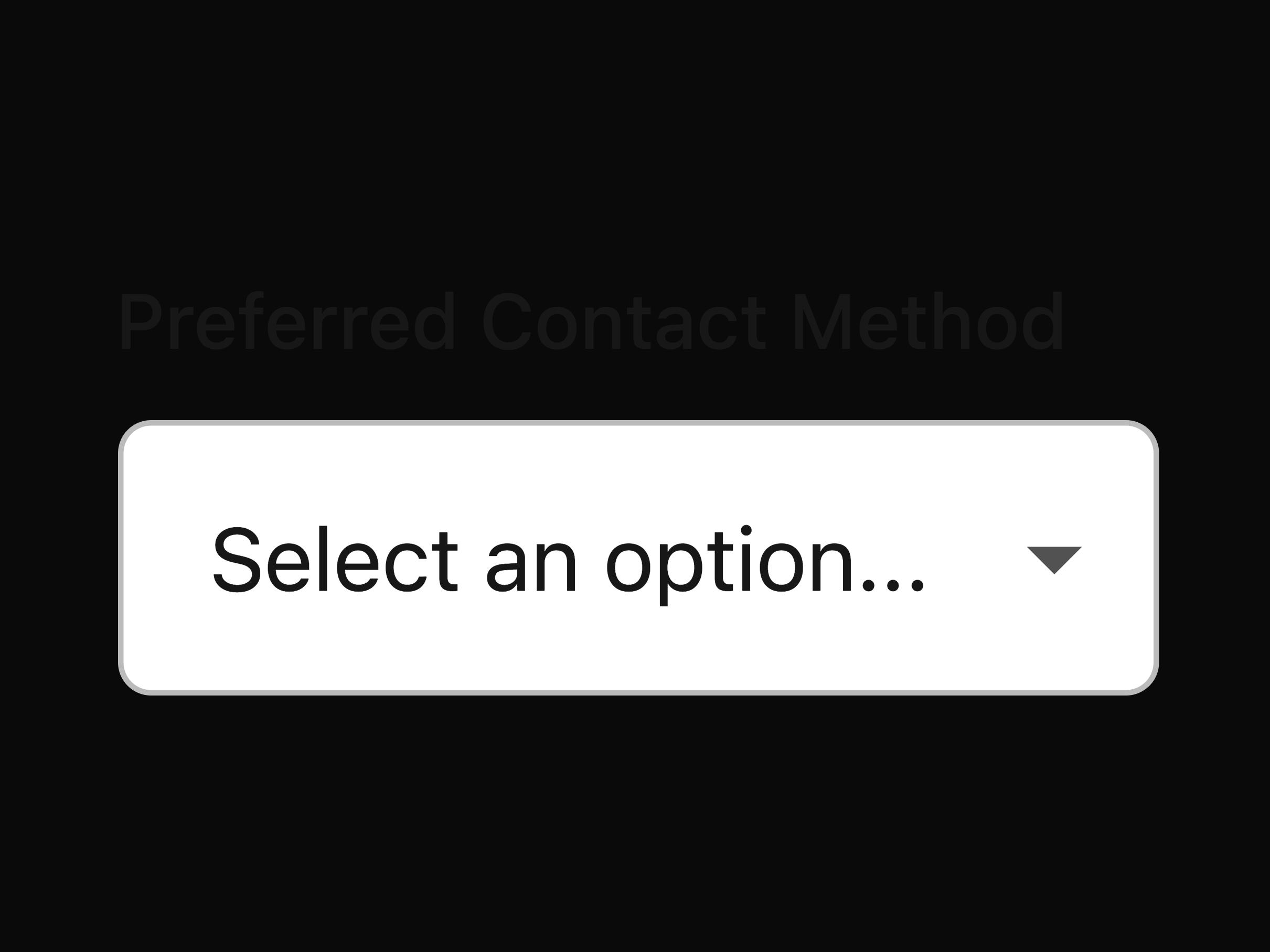 Accessible Select