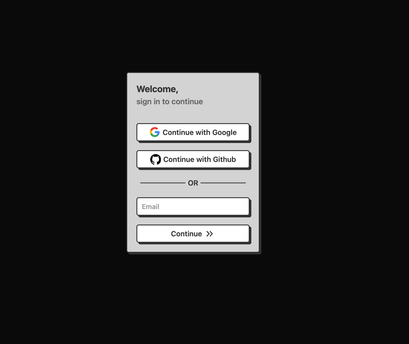 Auth Form
