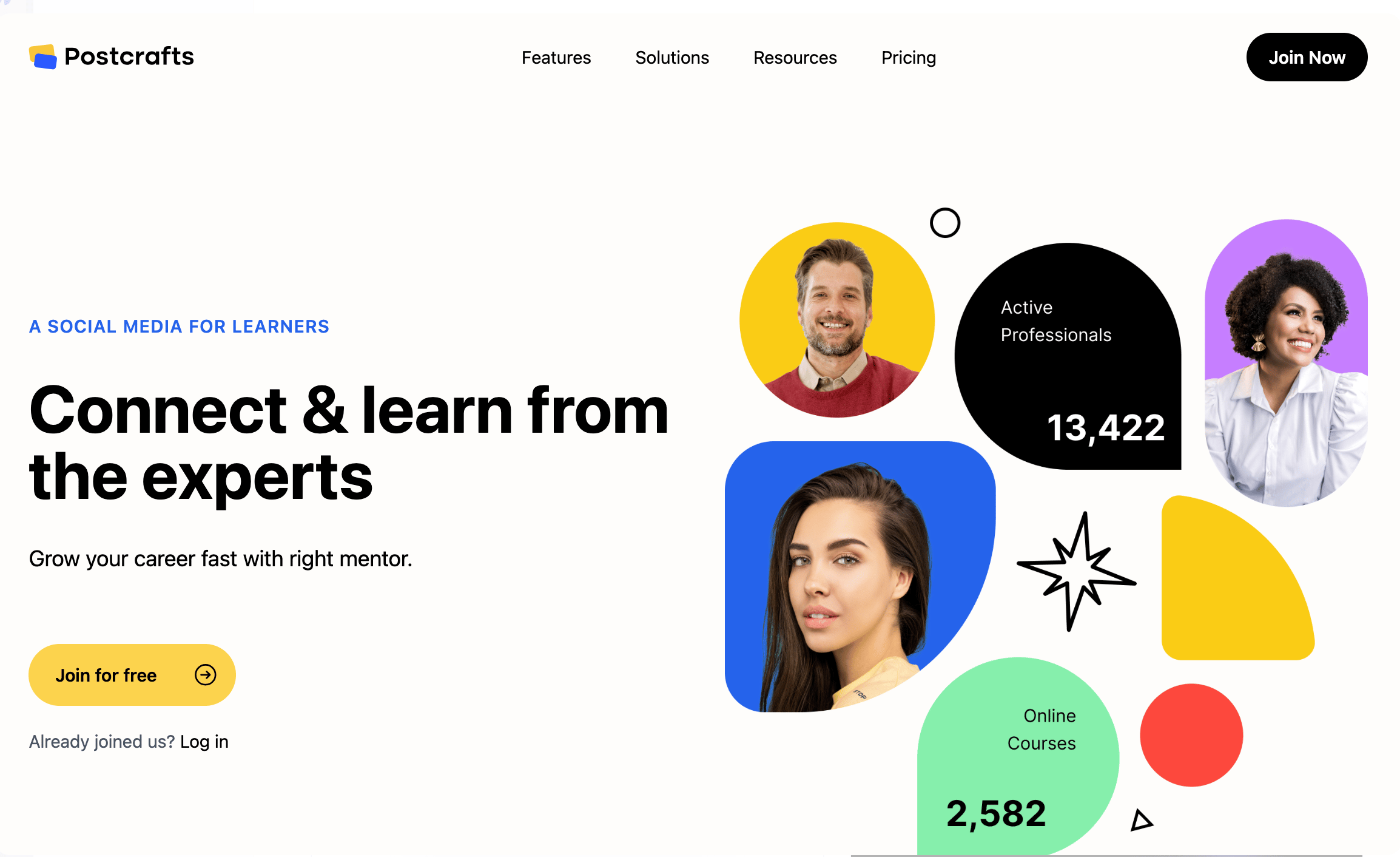 Hero Section – Learn & Connect
