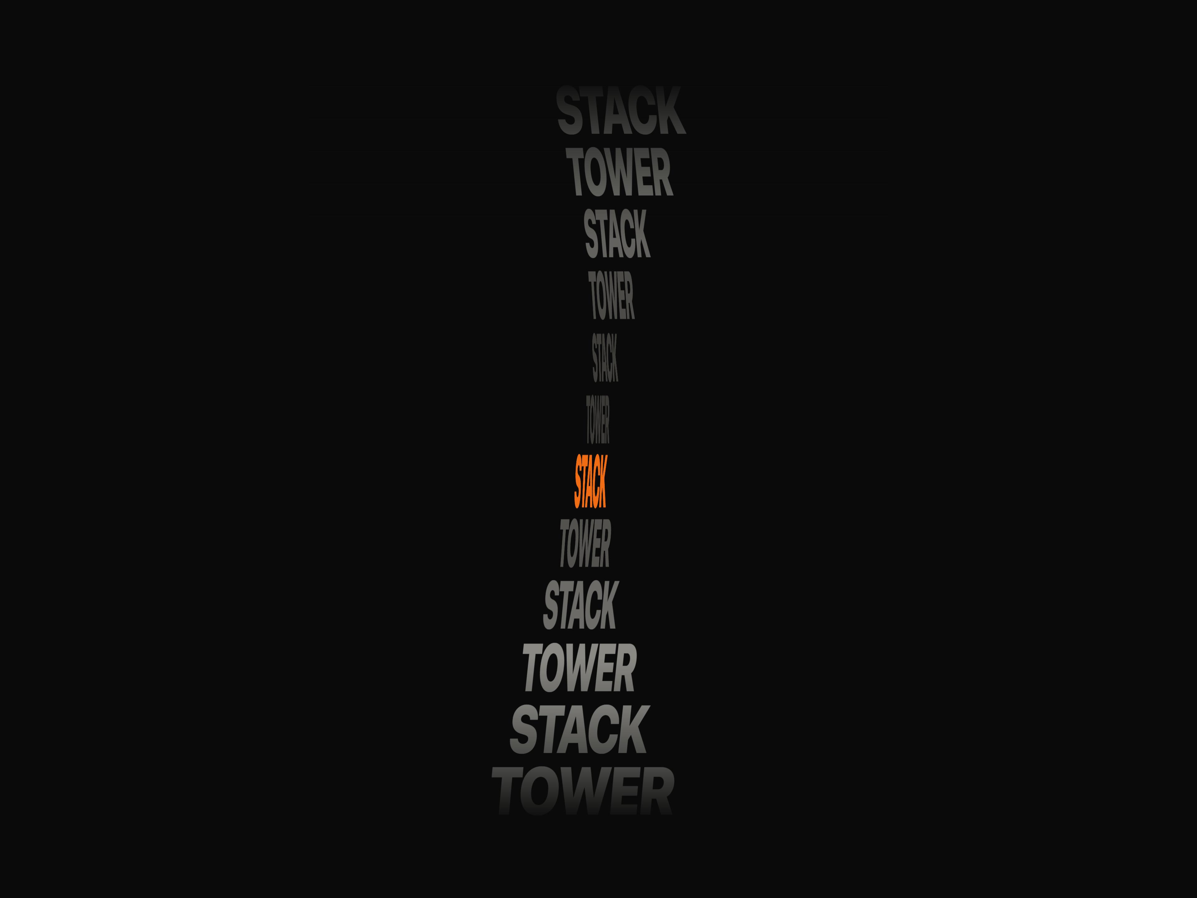 Stack Tower