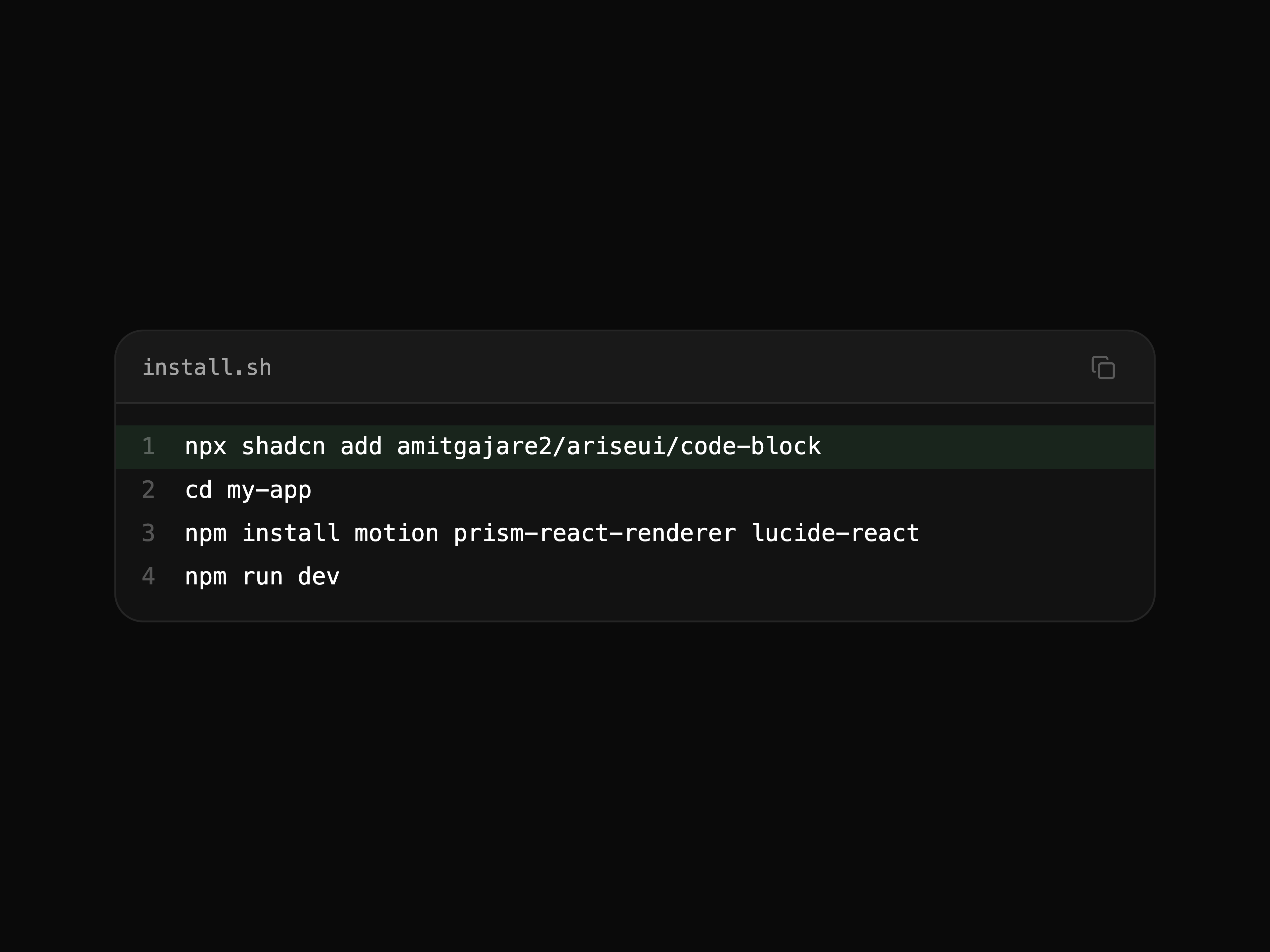Code Block
