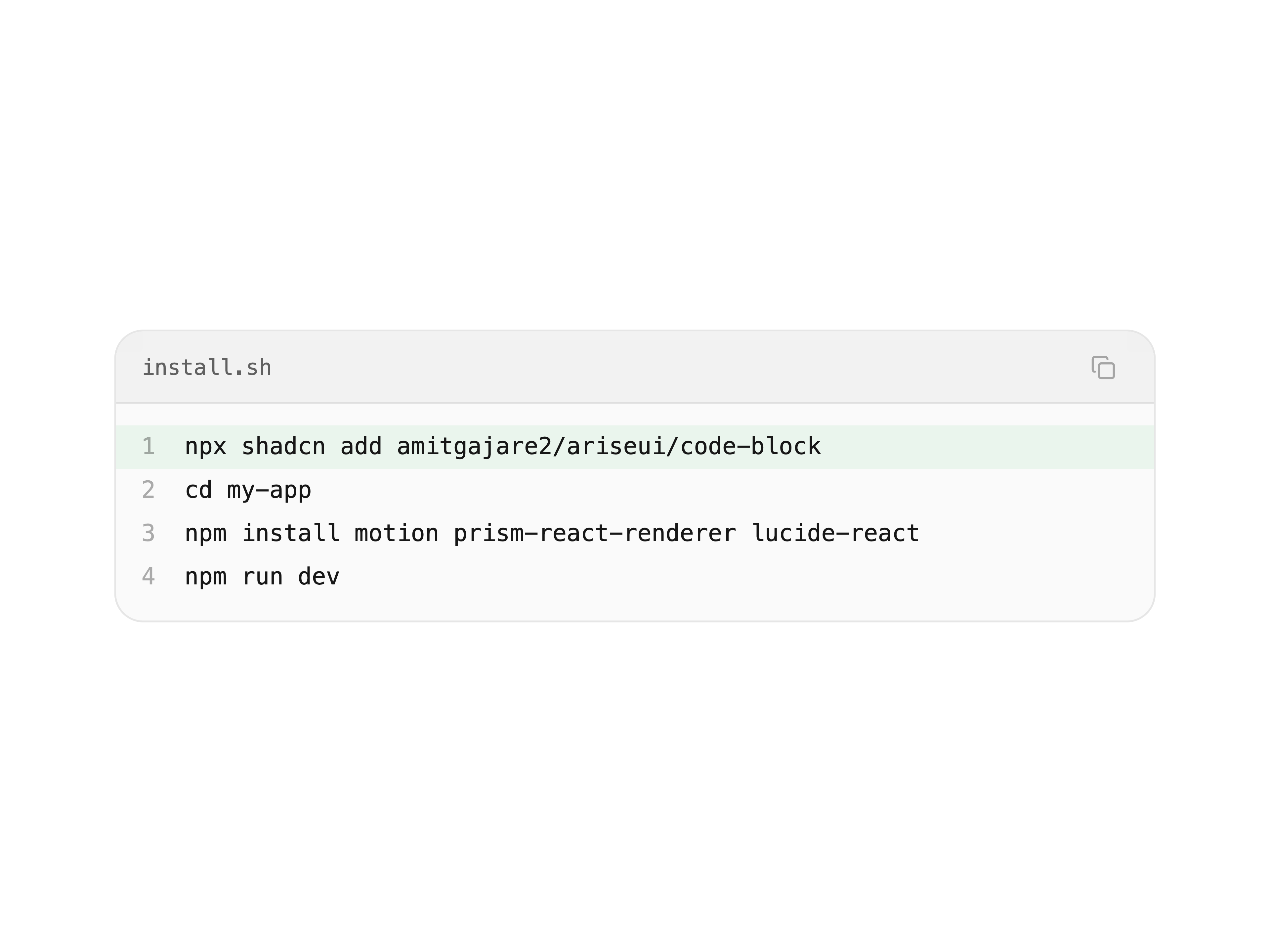Code Block