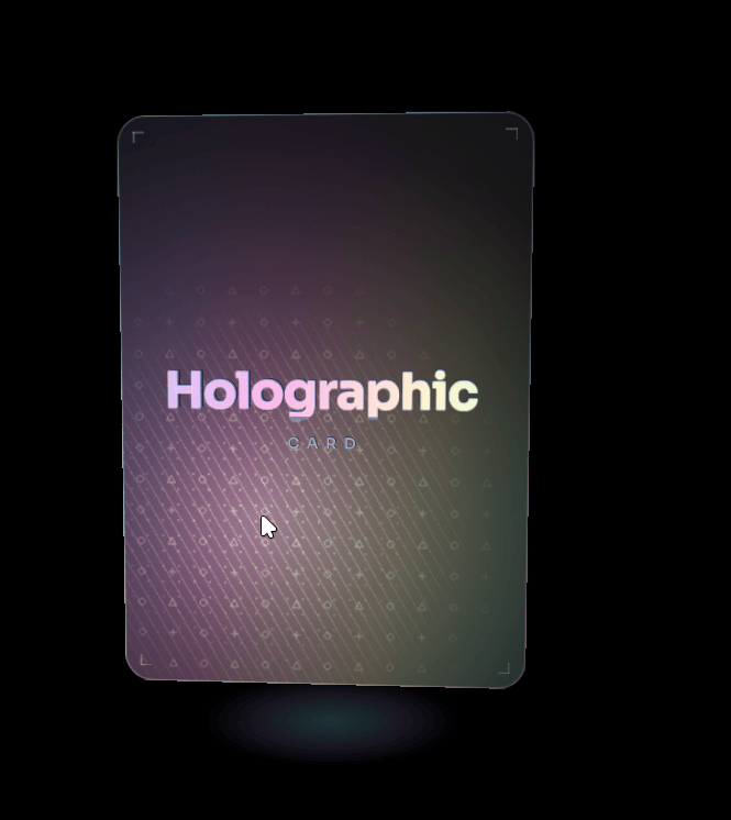 Holographic card