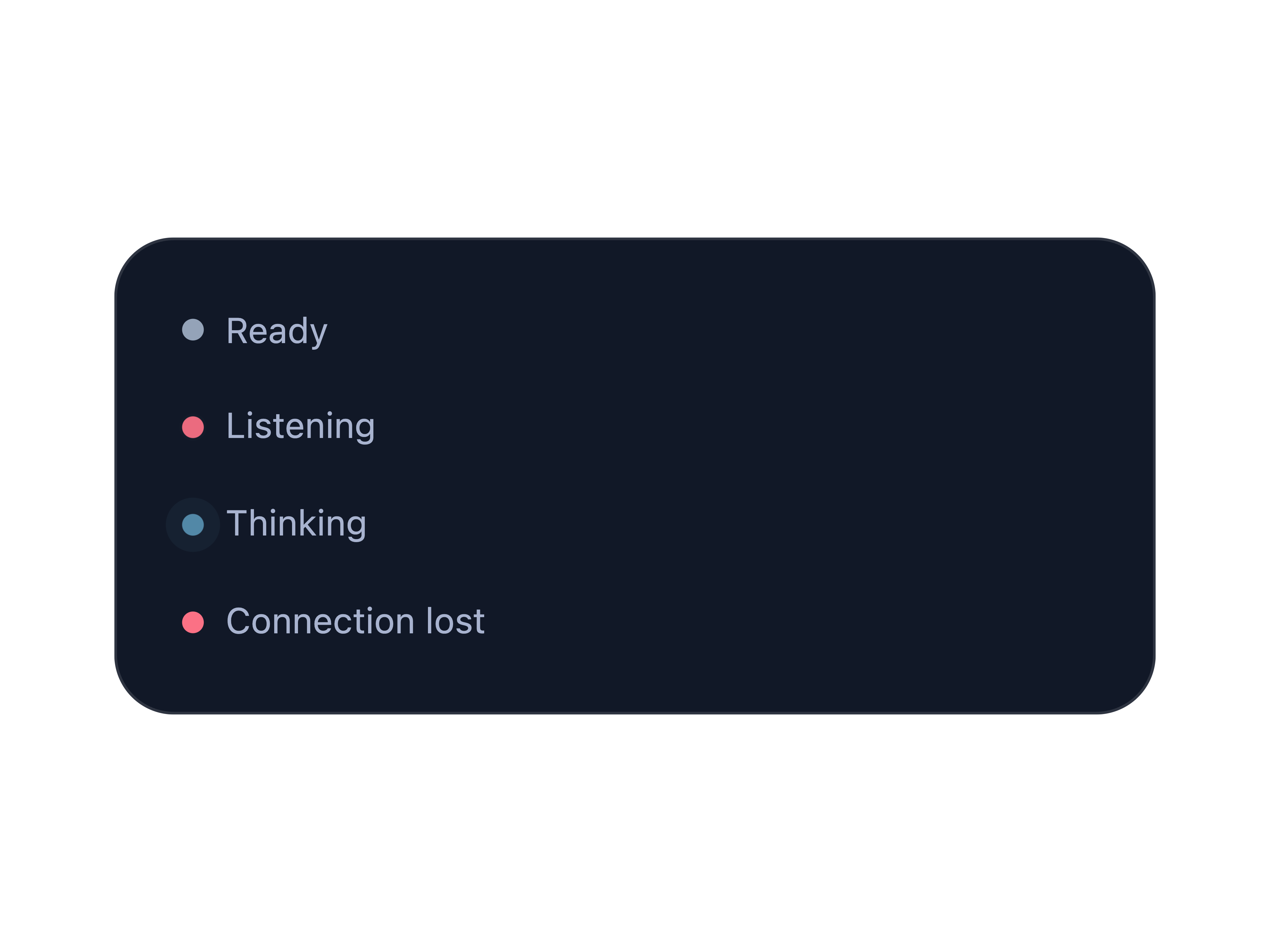 Conversation Status Indicator