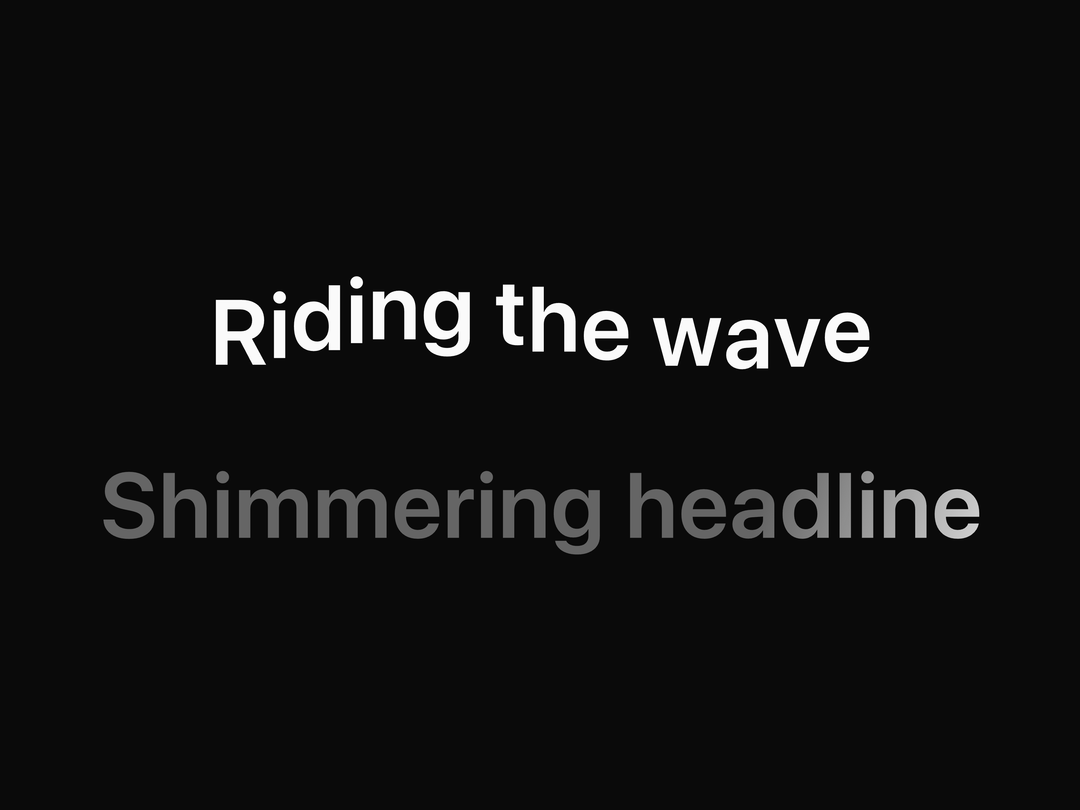 Text Animate