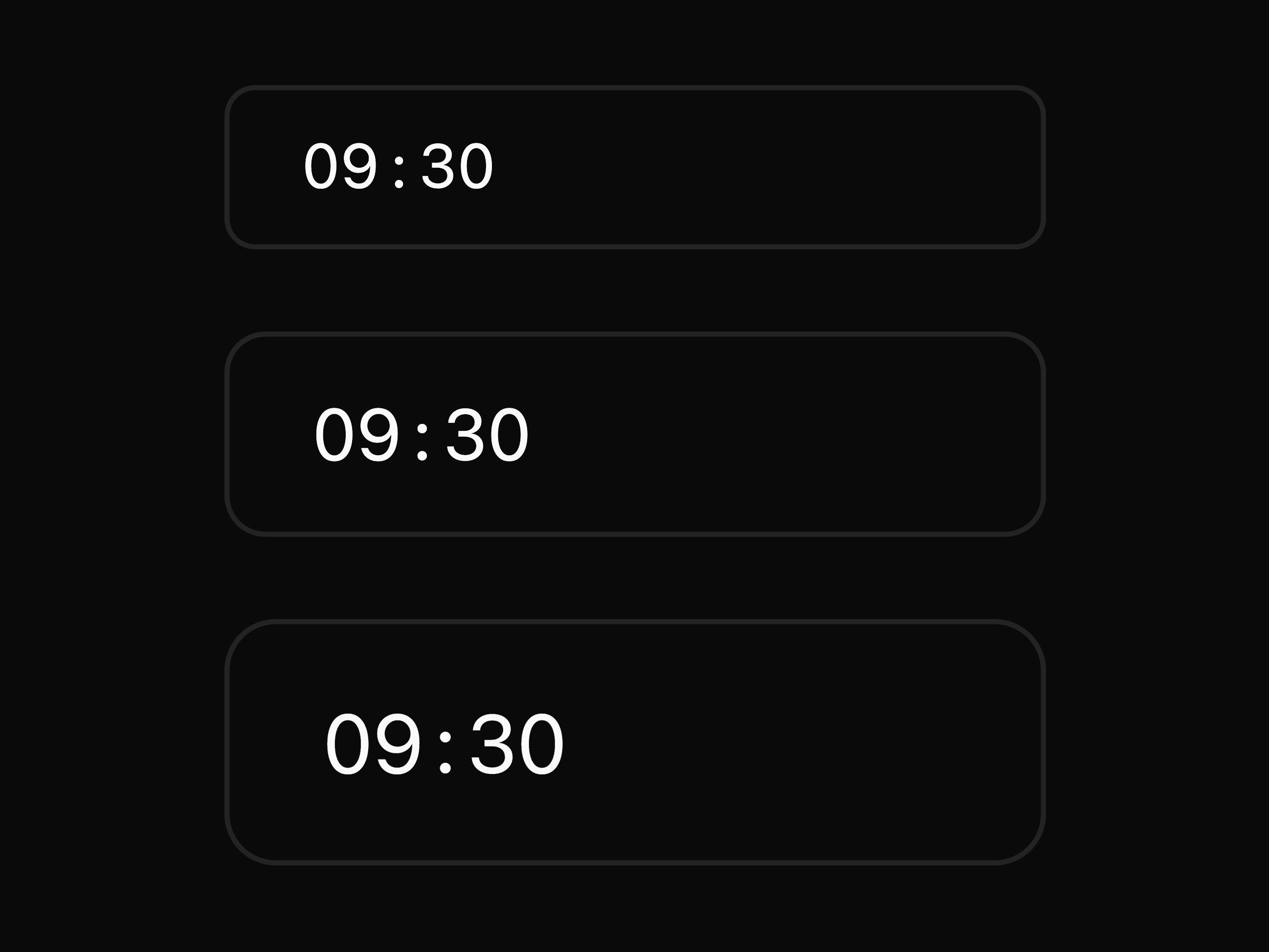 Time Field