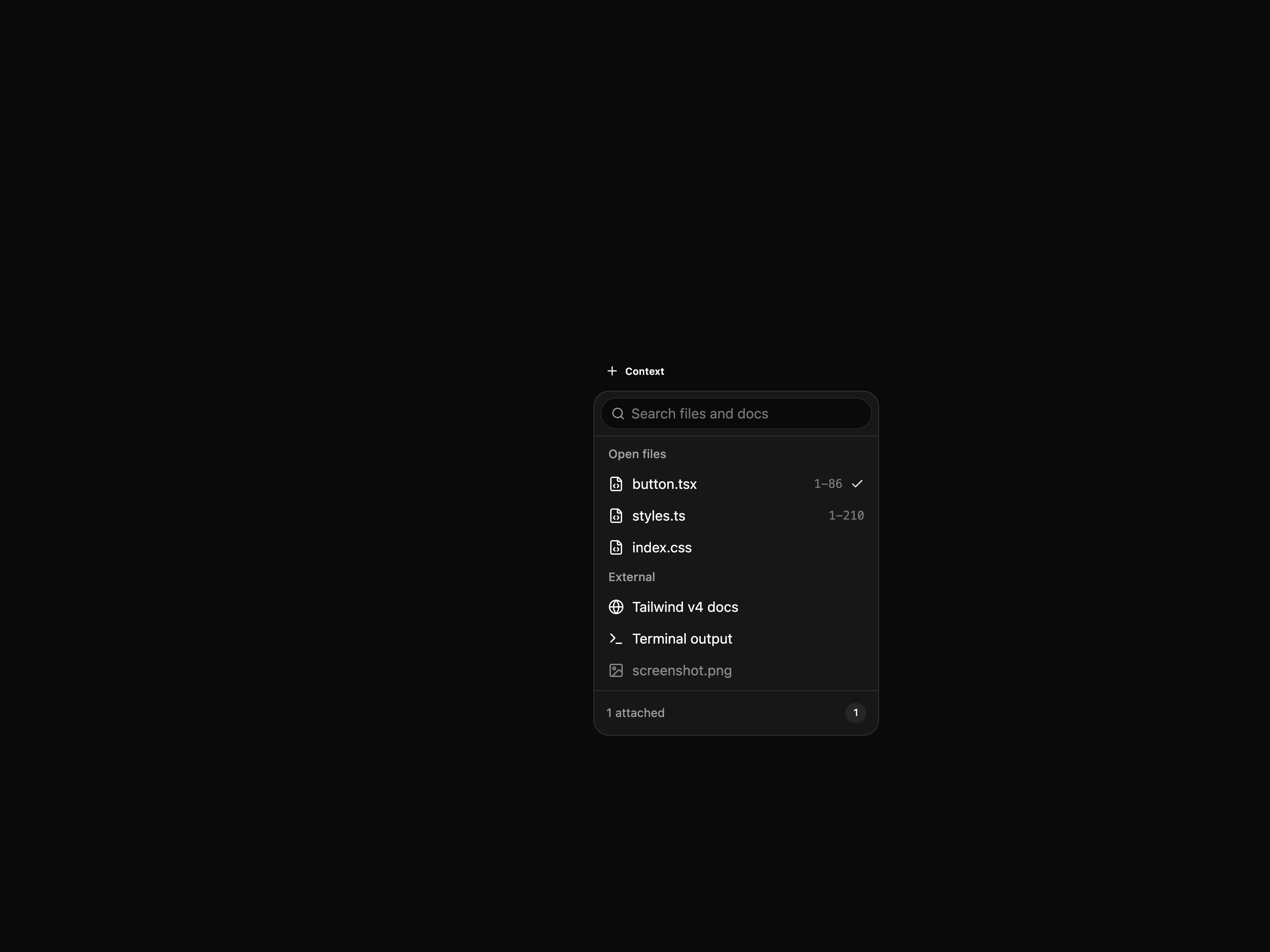 Context Picker