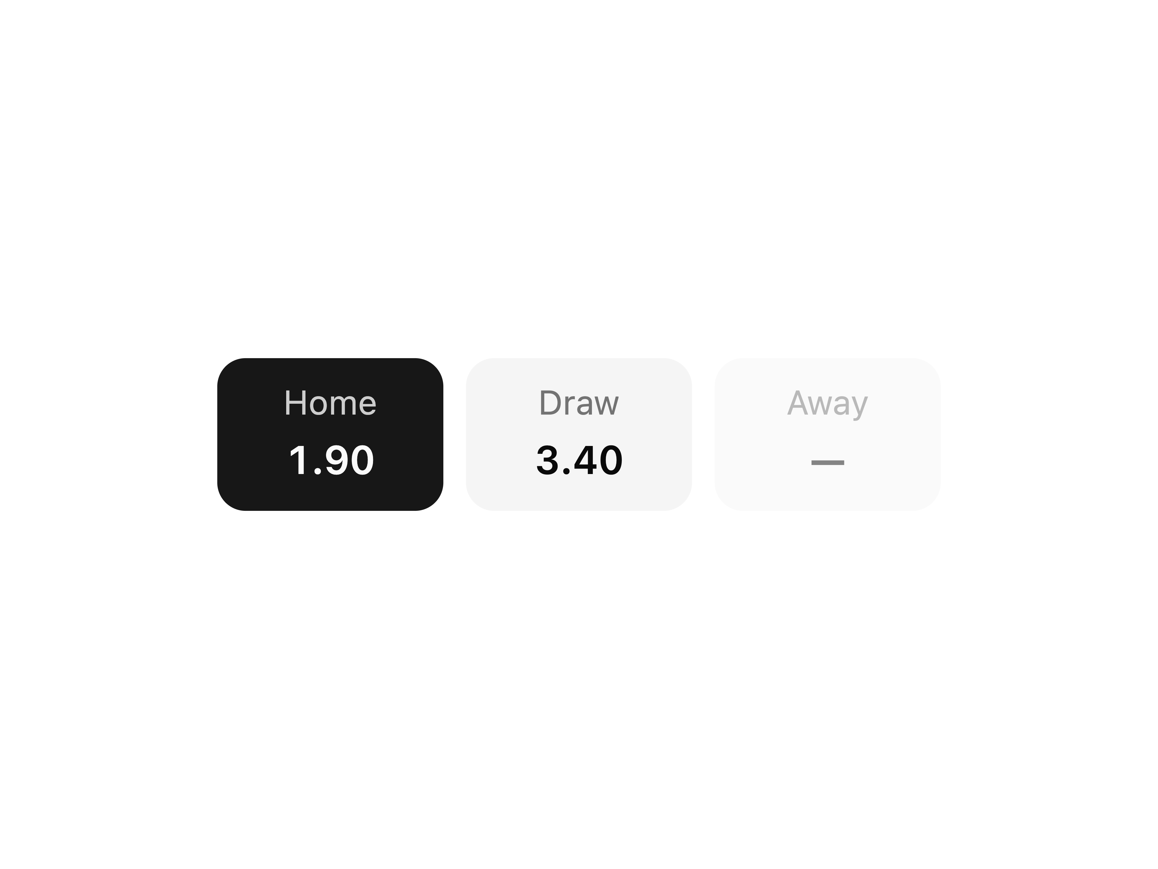 Odds Display