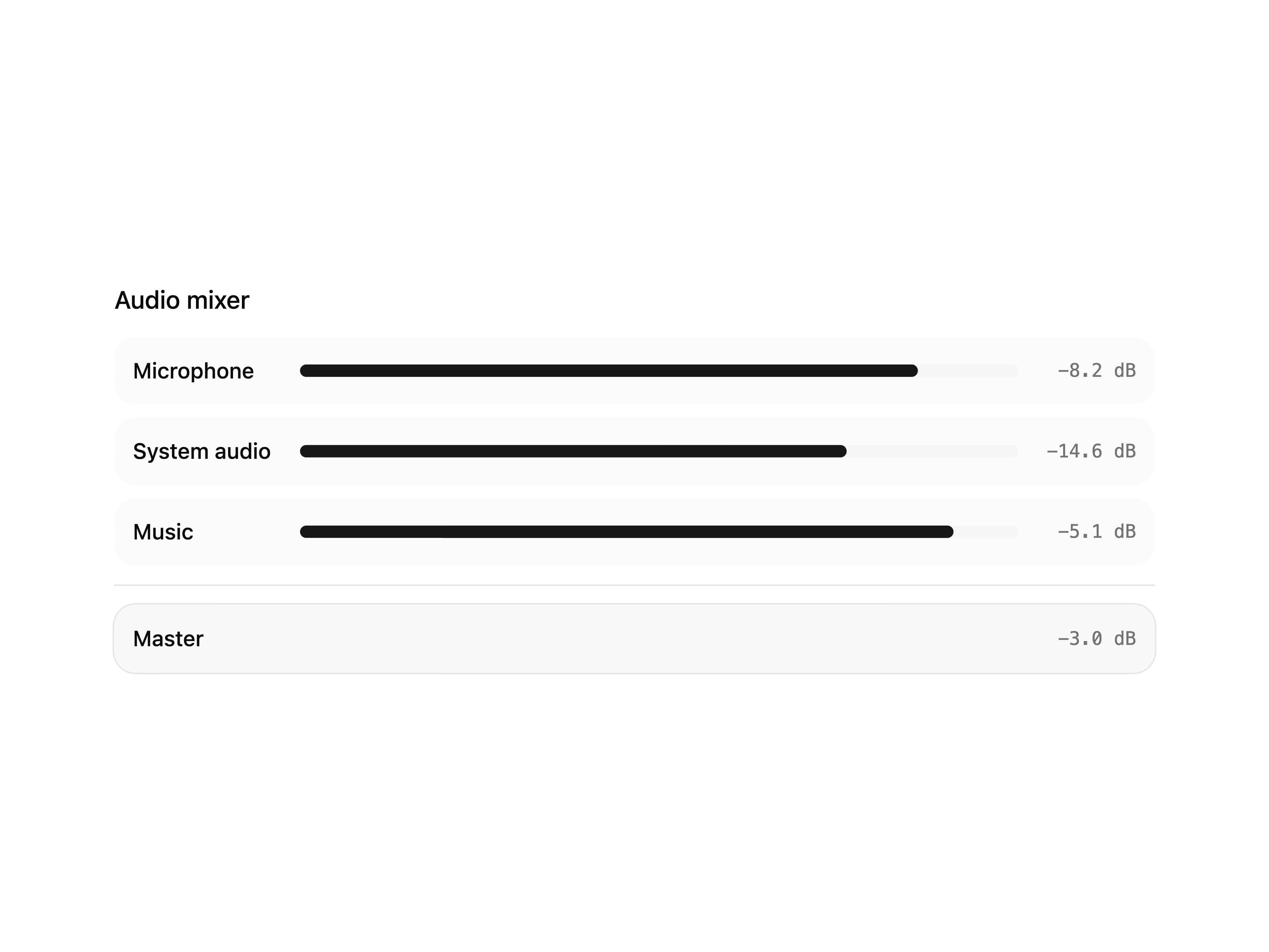 Audio Mixer