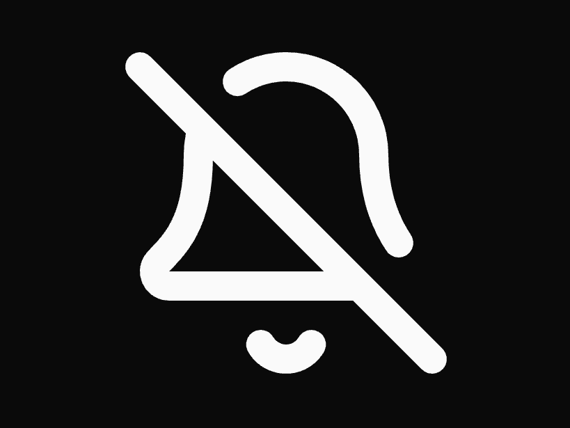 Bell Off Icon