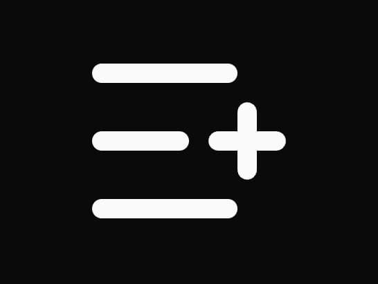 List Plus Icon