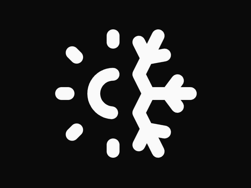 Sun Snow Icon