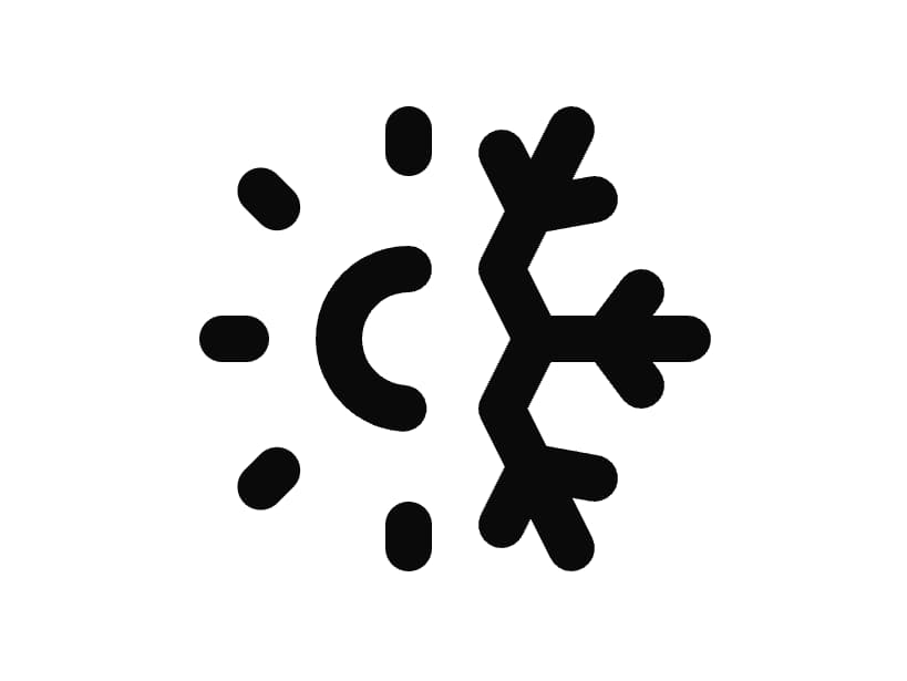 Sun Snow Icon