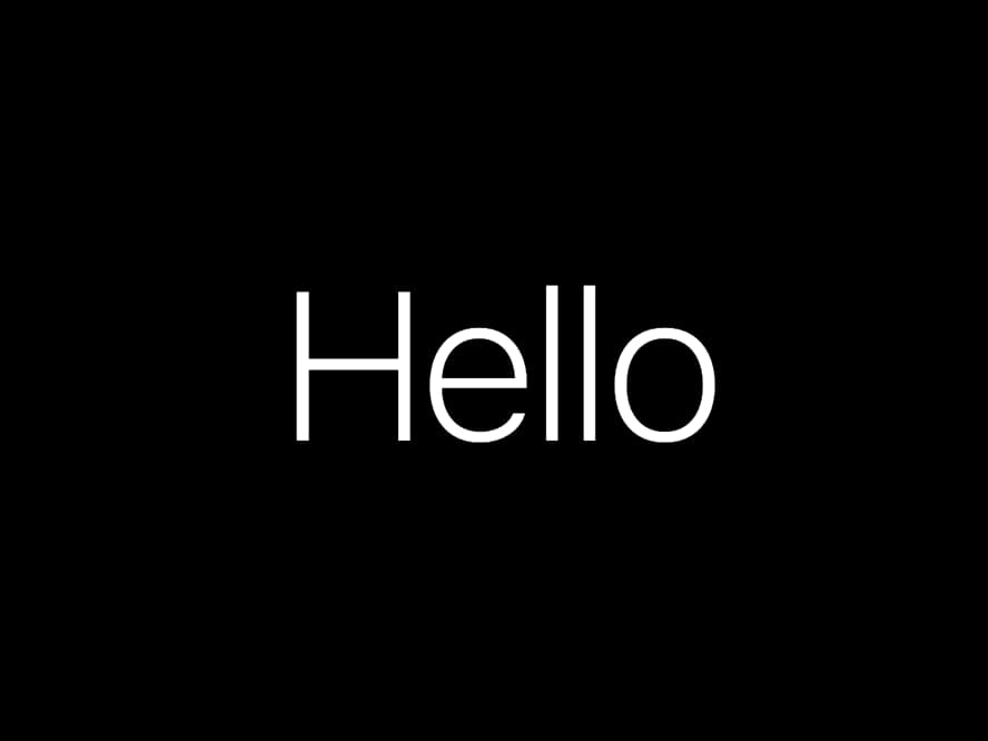 Apple Hello Loader