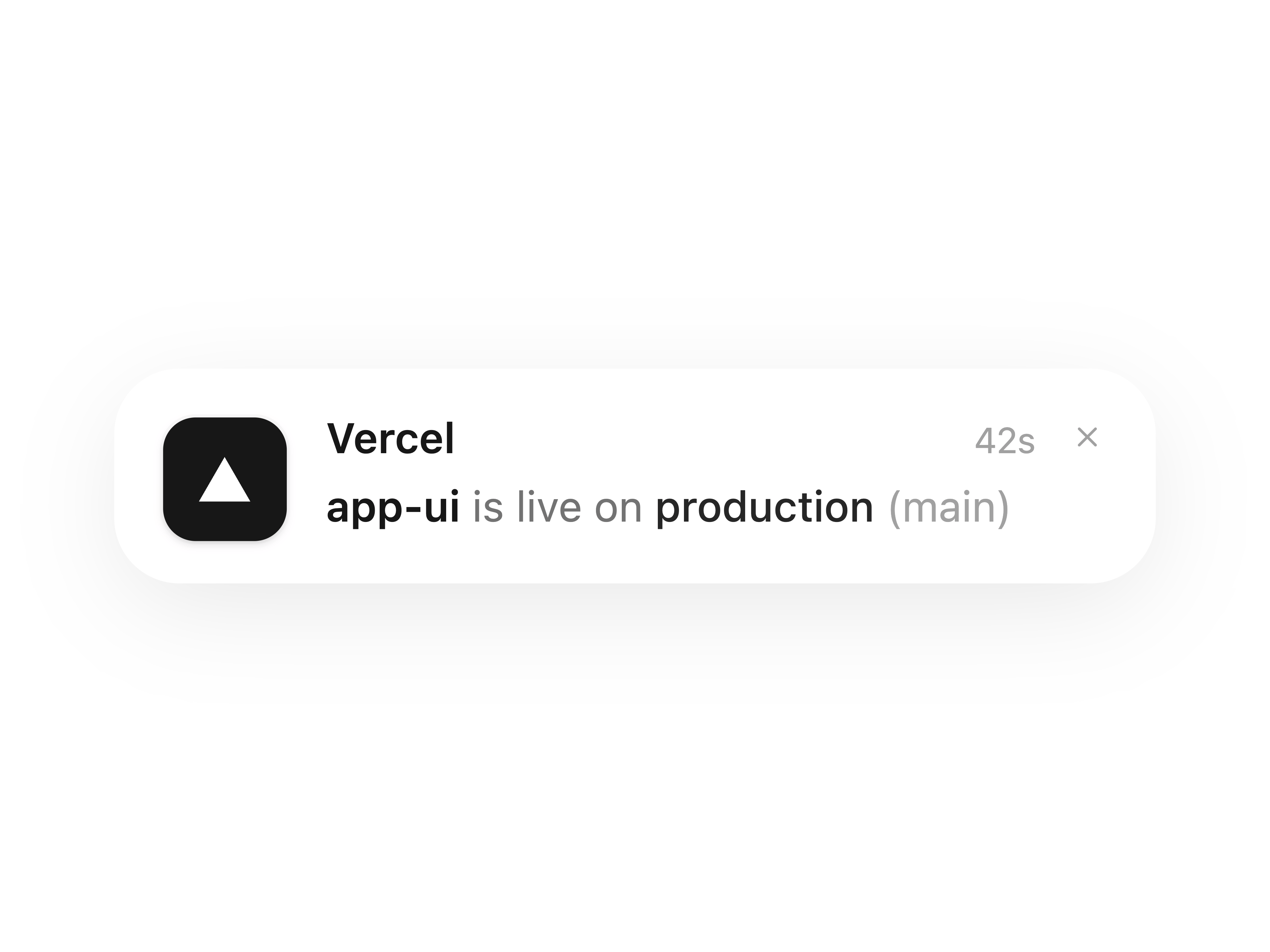 Deploy Notification Banner
