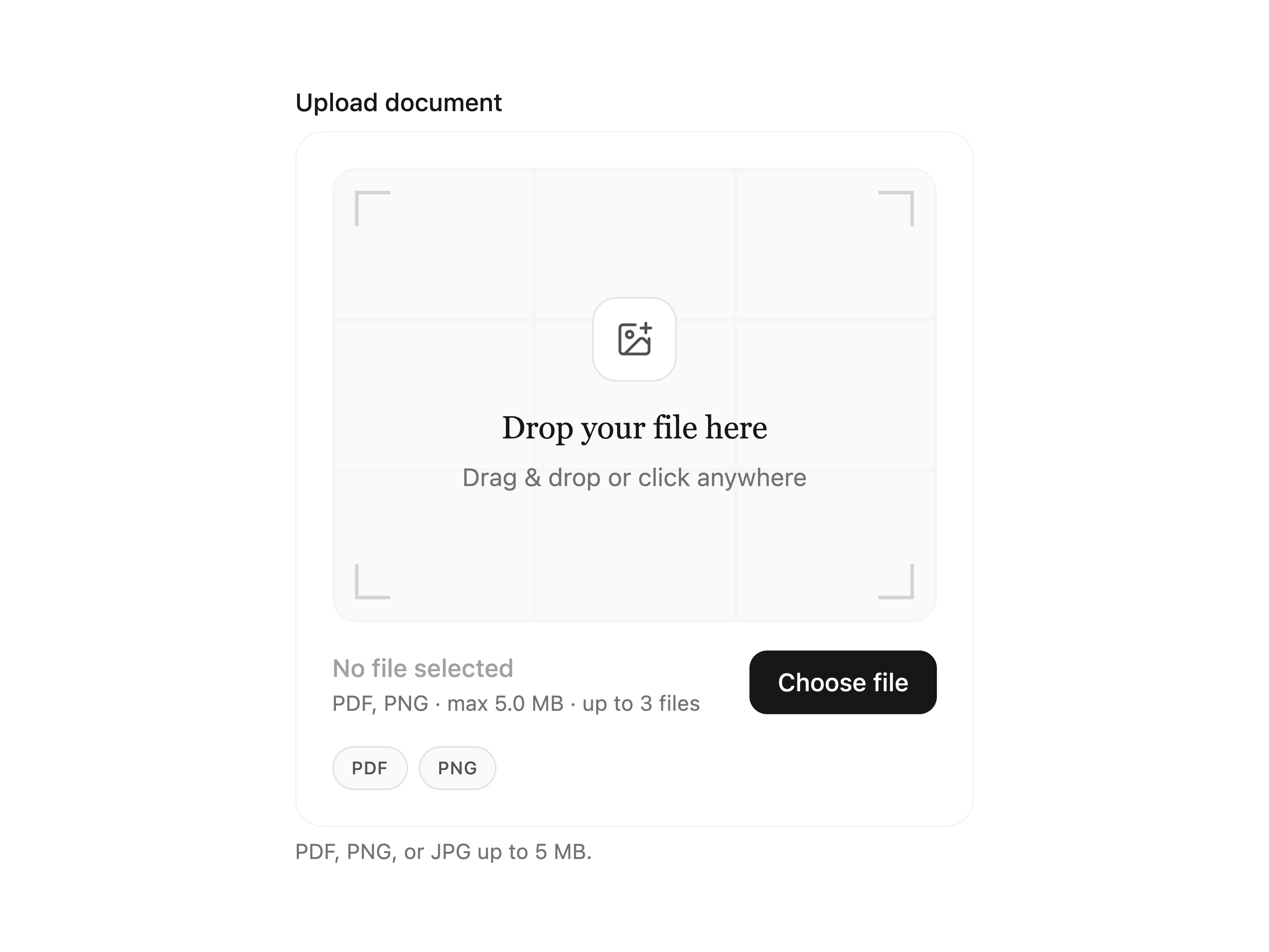 File Upload Field Input