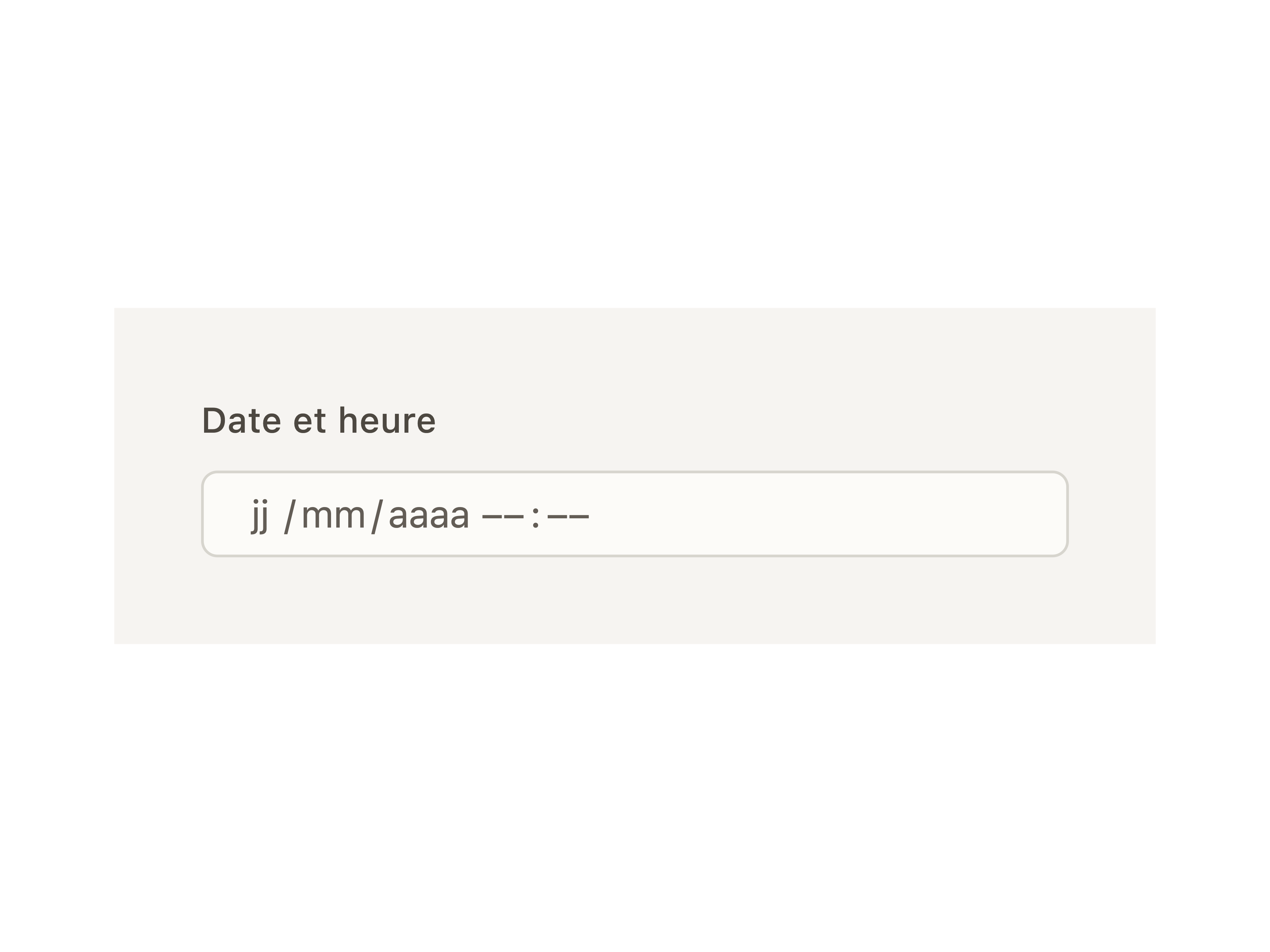 Date Input