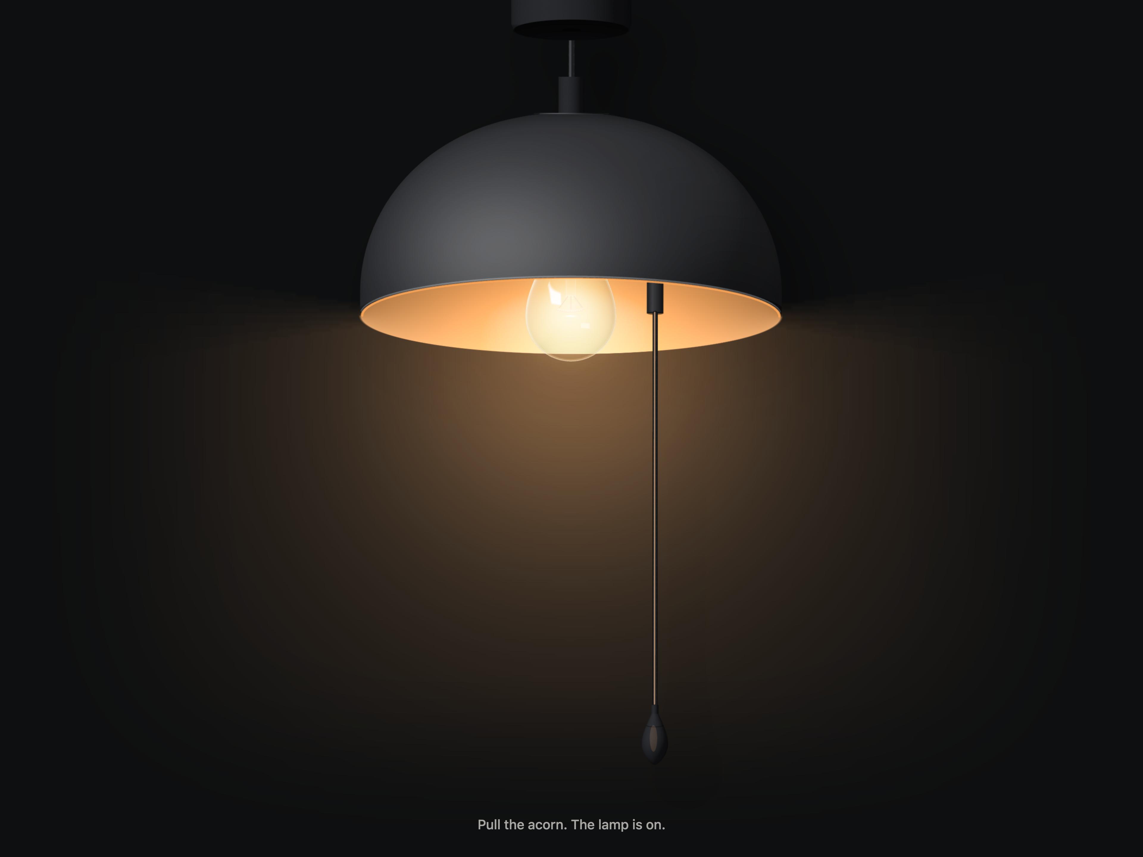 Pull Cord Lamp