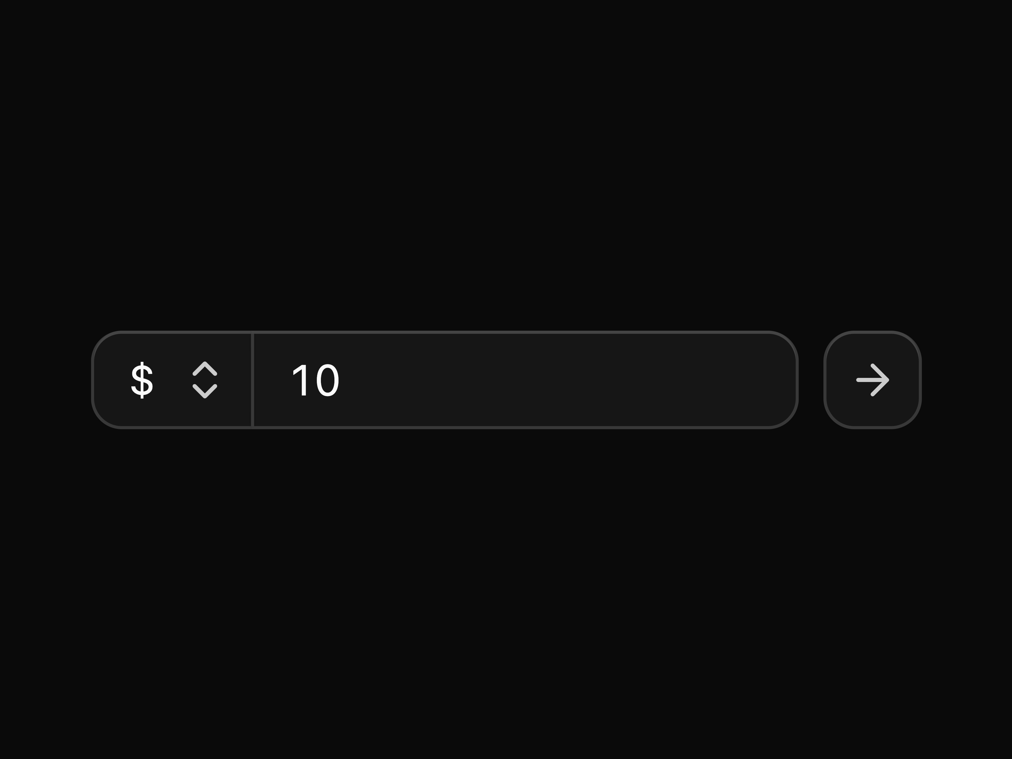 Currency Amount Input Group