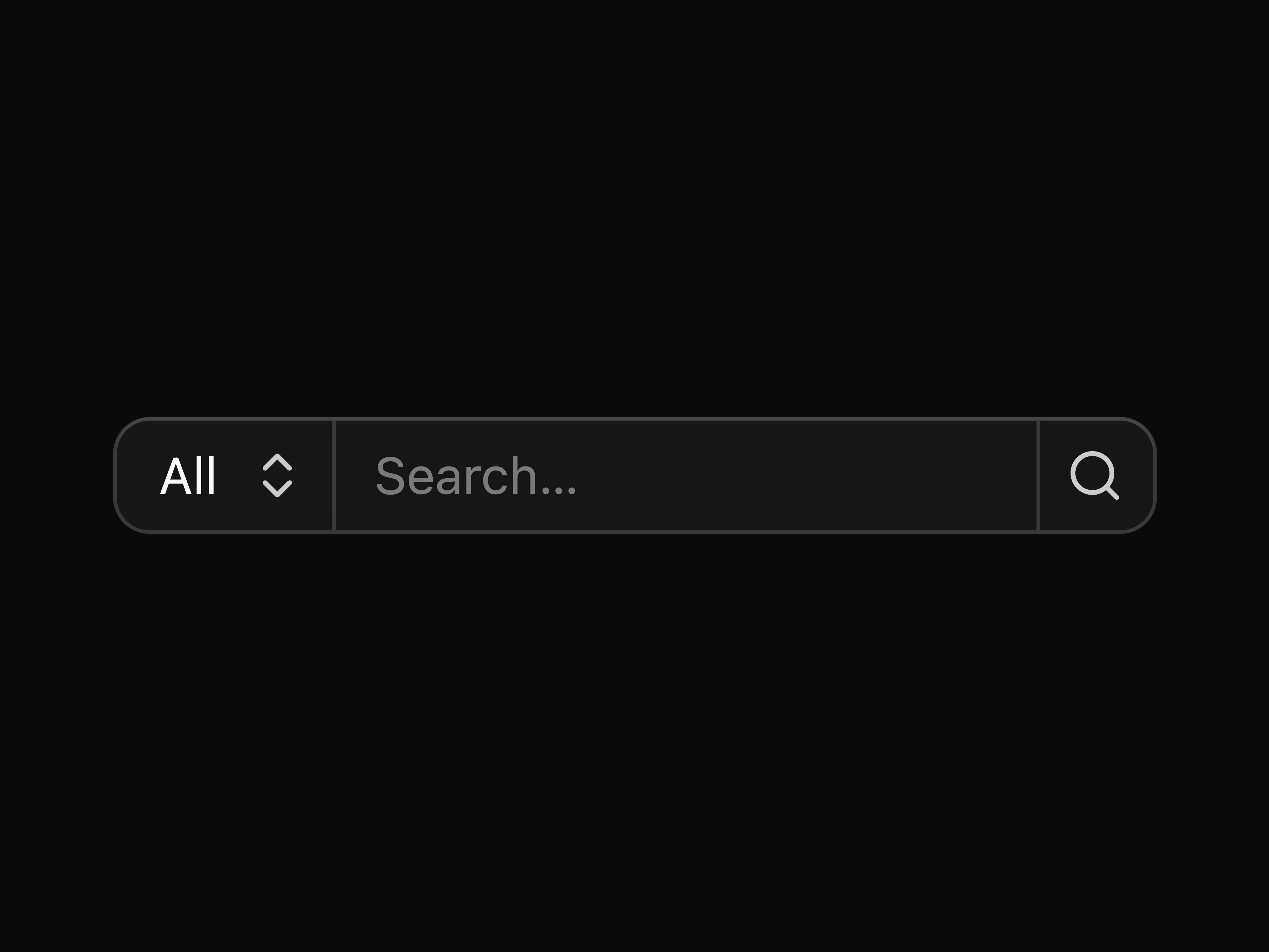 Search Bar with Category Filter