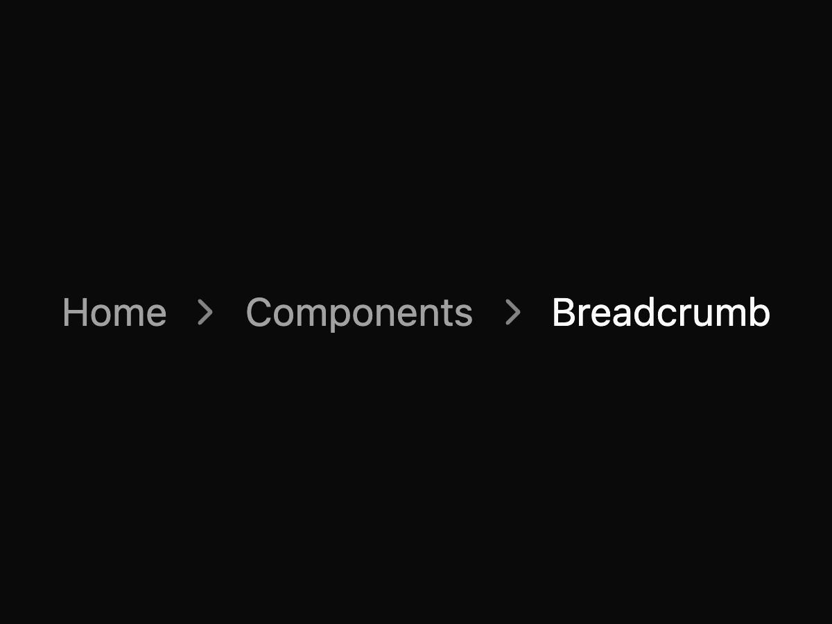 Breadcrumb