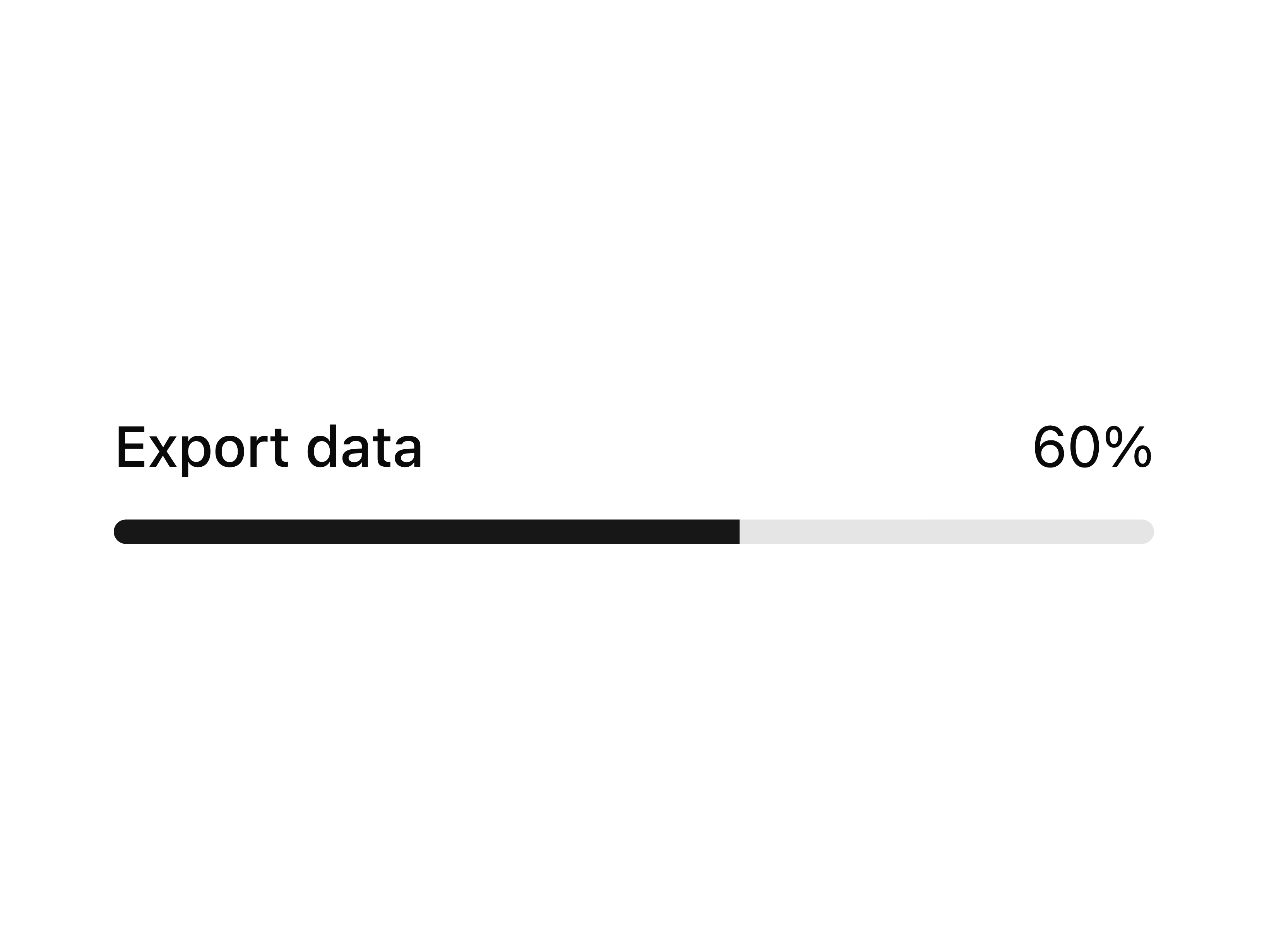 Progress With Label And Value