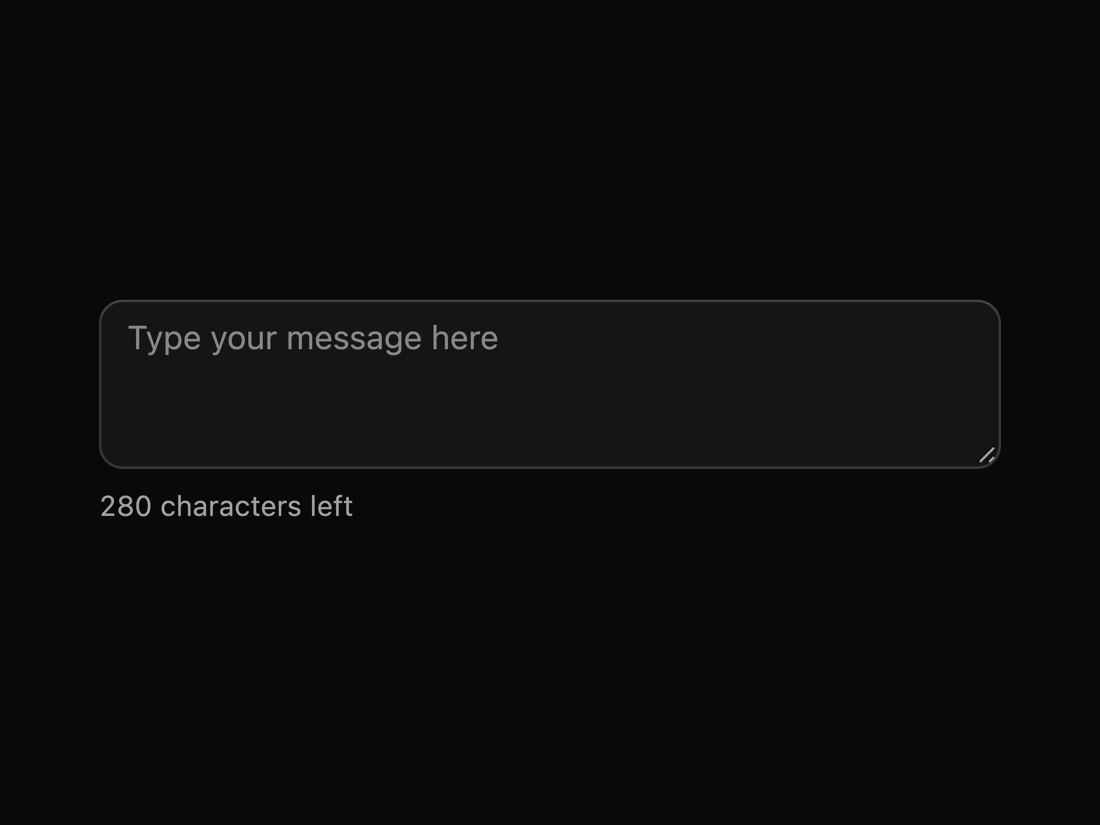 Textarea Character Counter