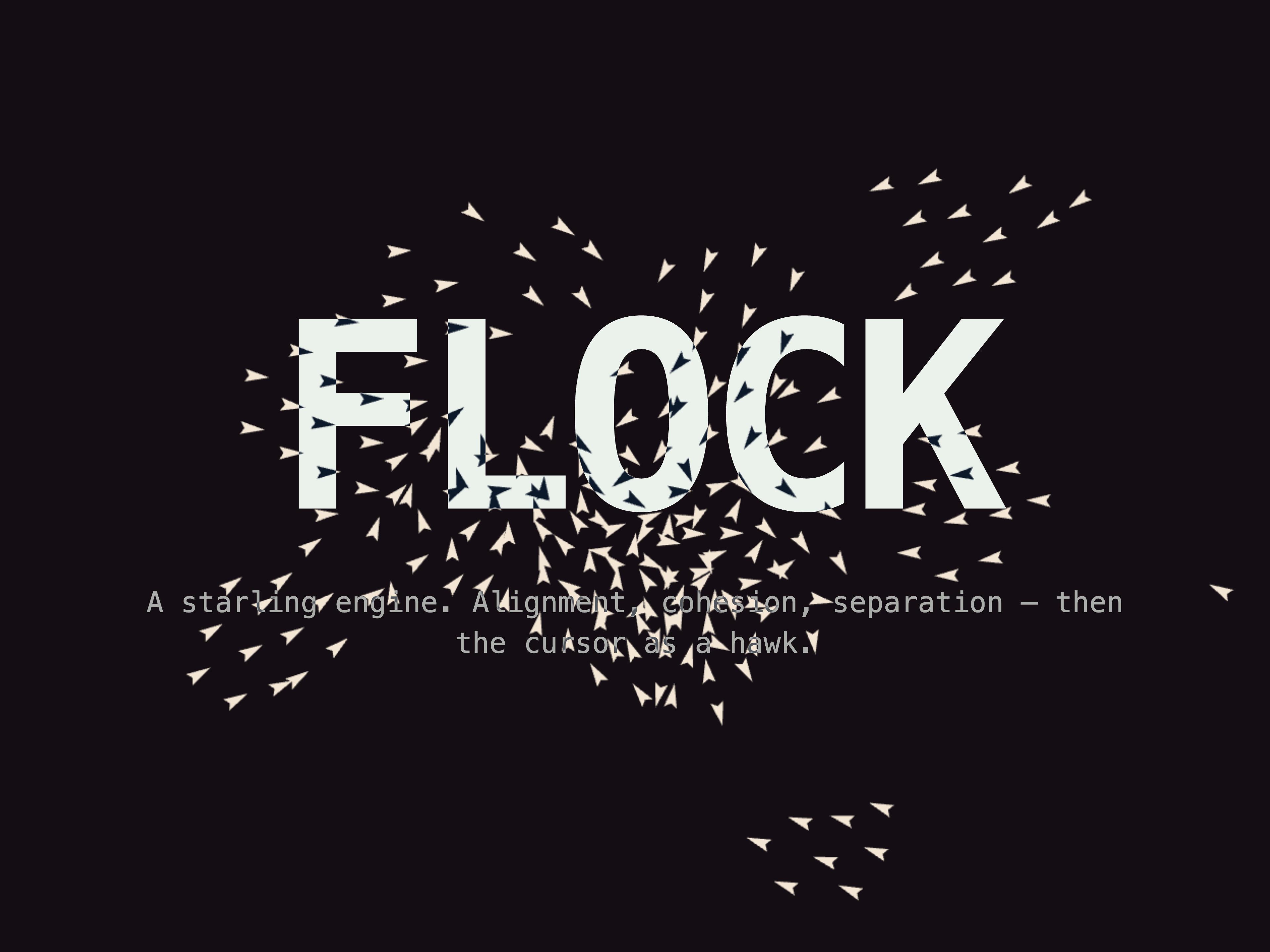 Murmuration Boids