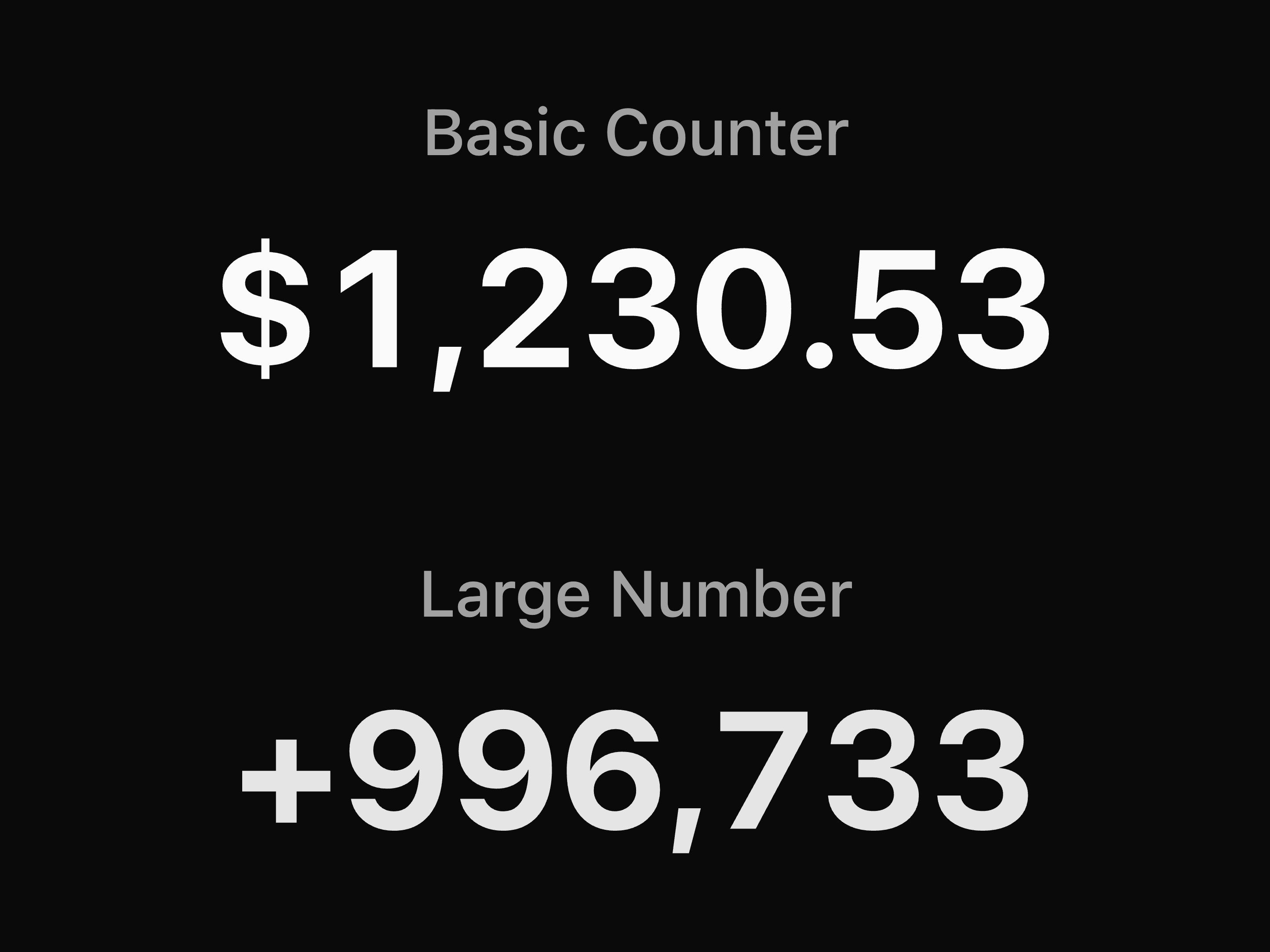 Number Counter