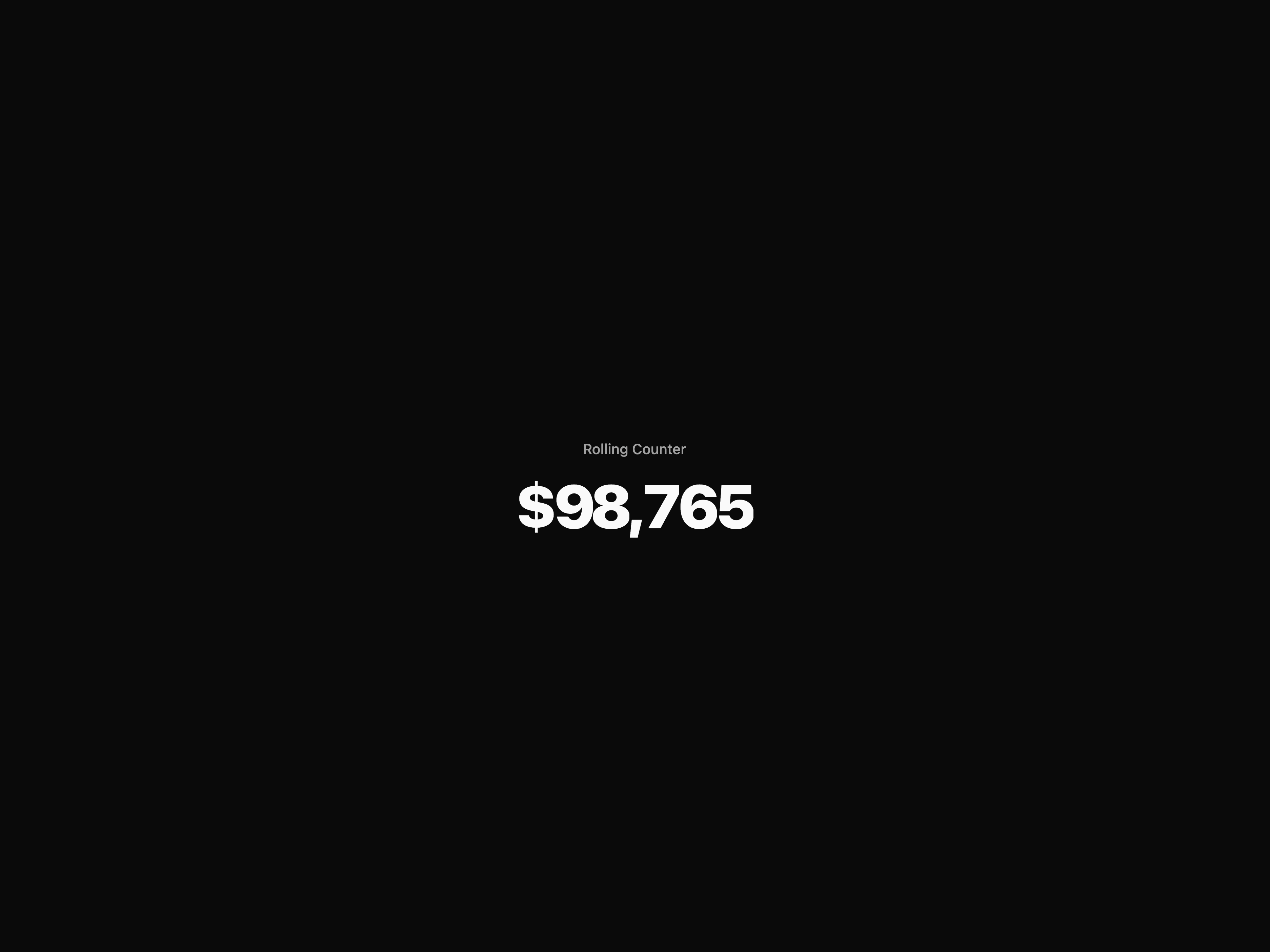 Number Counter