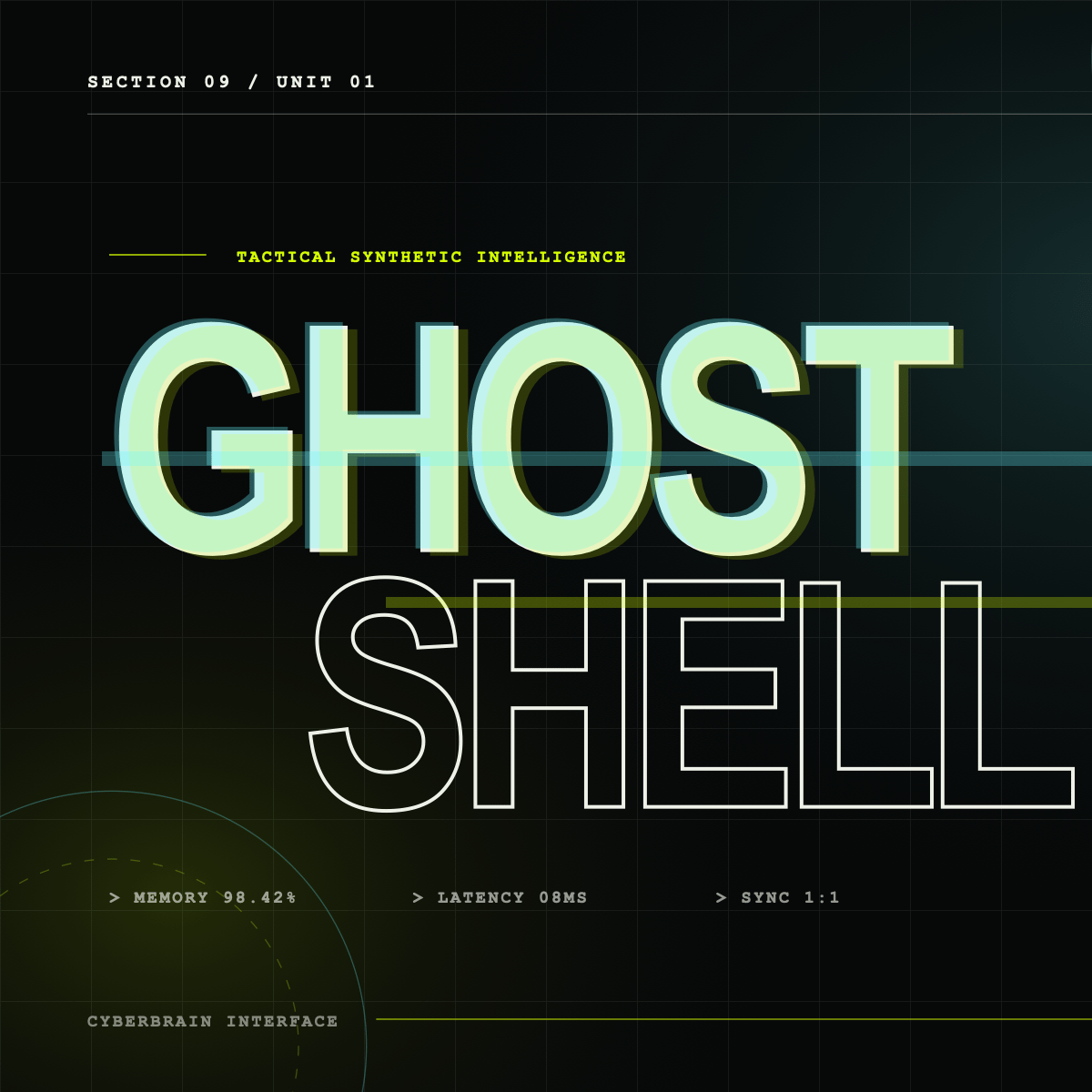Ghost Shell Glitch Hero